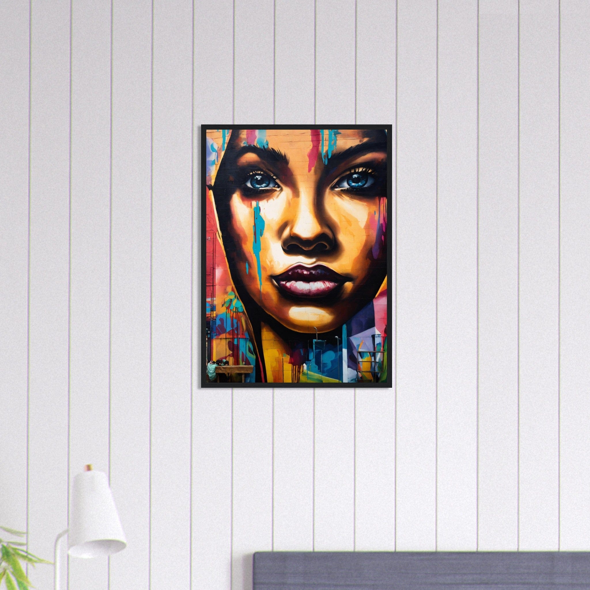 Canvanation Print Material 50x70 cm / 20x28″ Tableau Art Street Femme Peinture