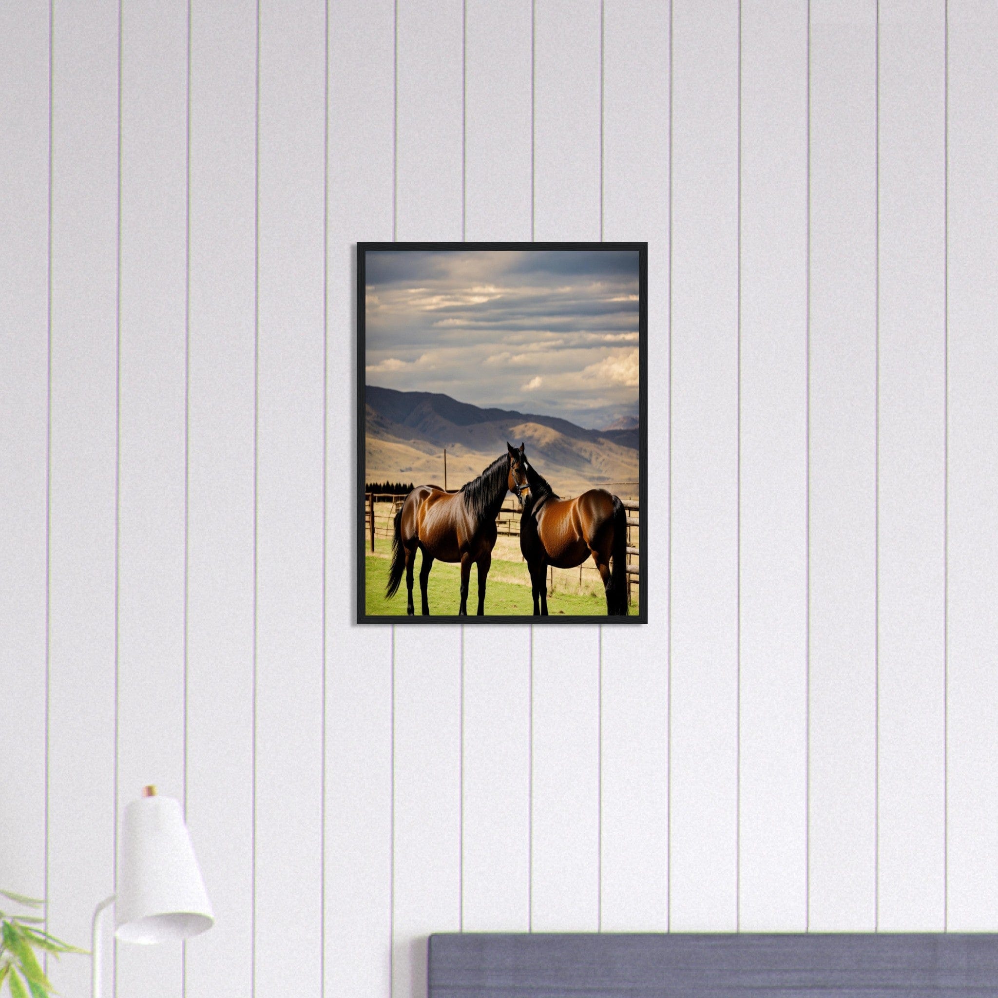 Canvanation Print Material 45x60 cm / 18x24″ Tableau Cheval Cavalier des Vents