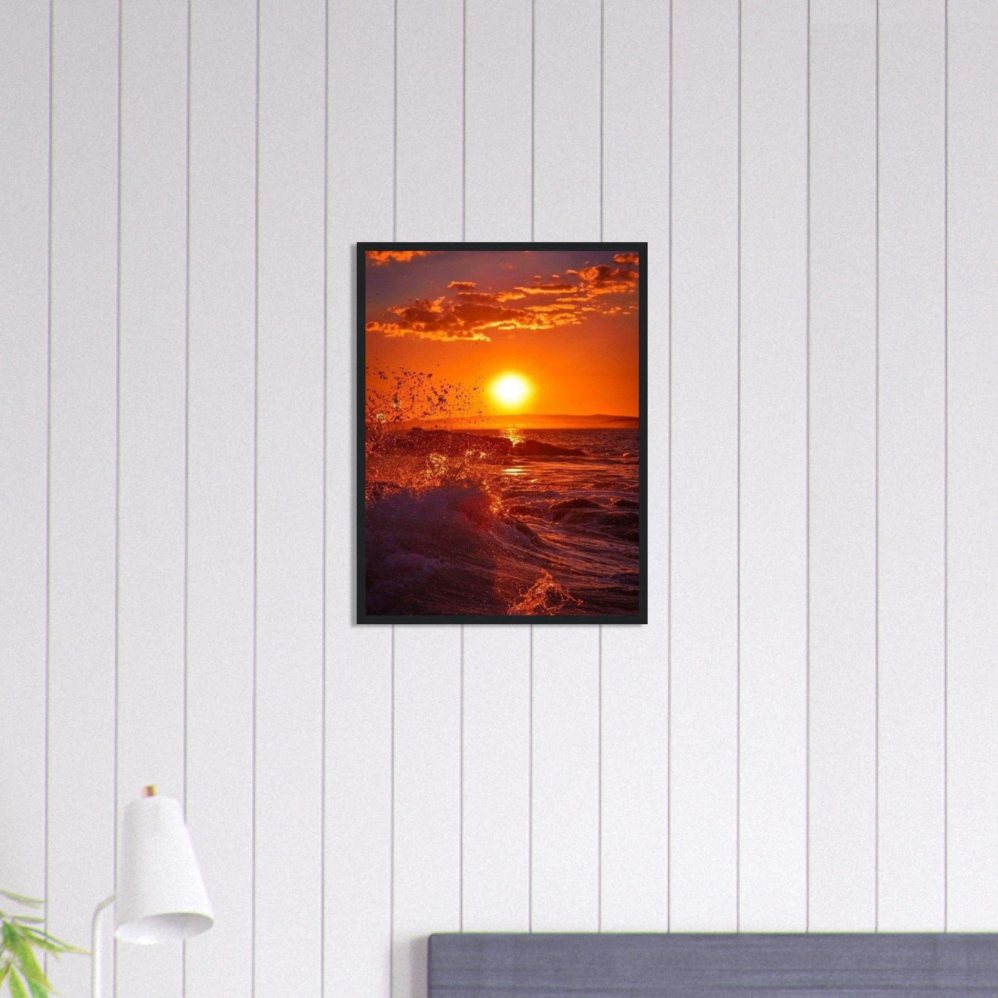 Gelato Print Material Tableau Coucher De Soleil Connu