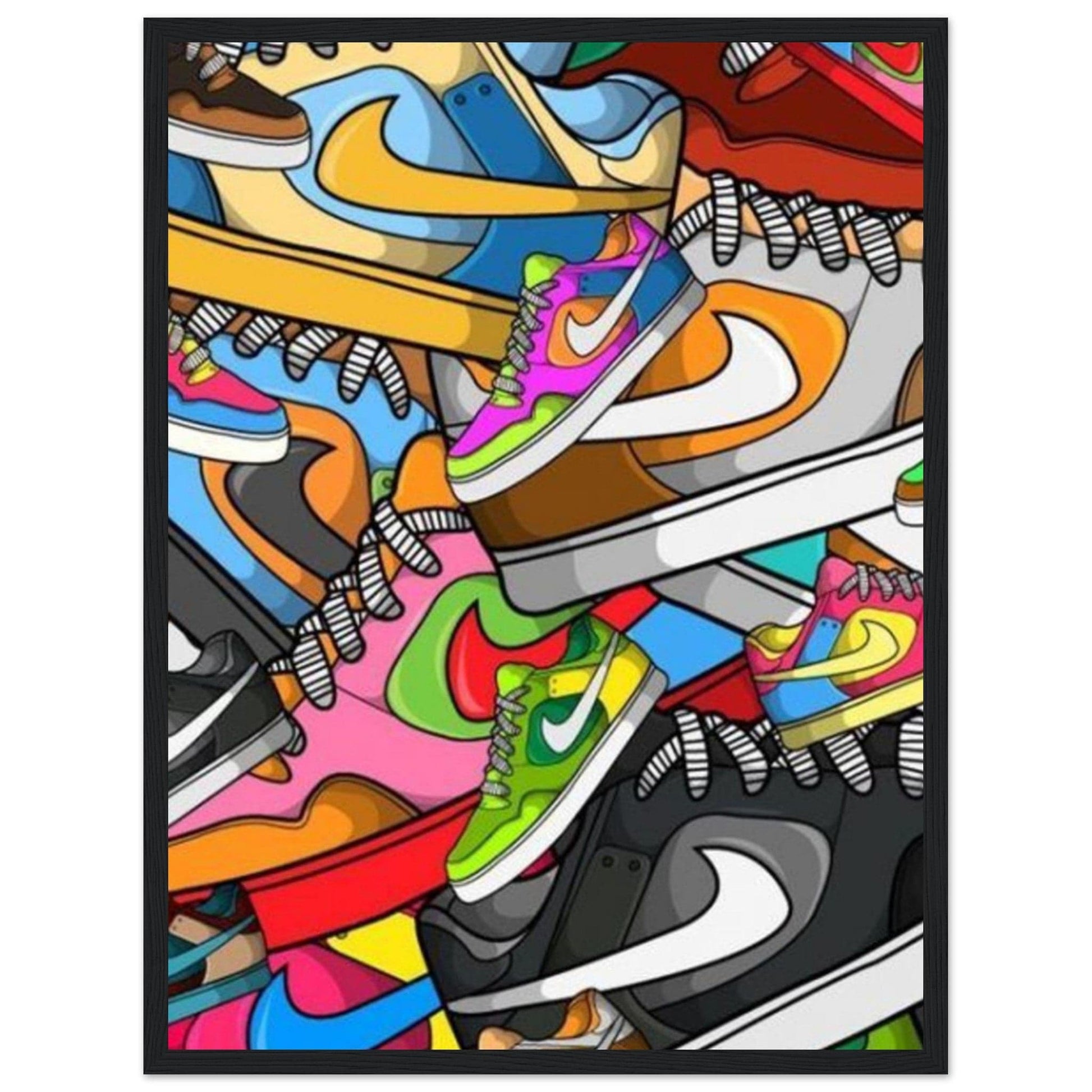 Tableau Graffiti Sneaker - Canvanation