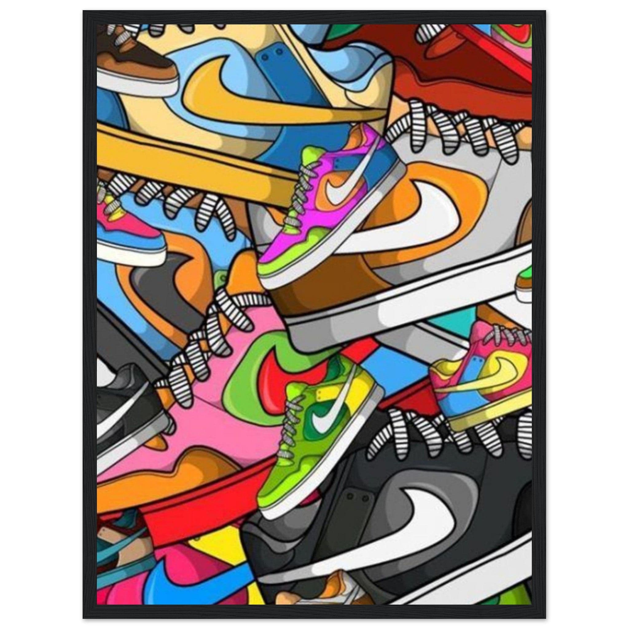 Gelato Print Material 45x60 cm / 18x24″ Tableau Graffiti Sneaker