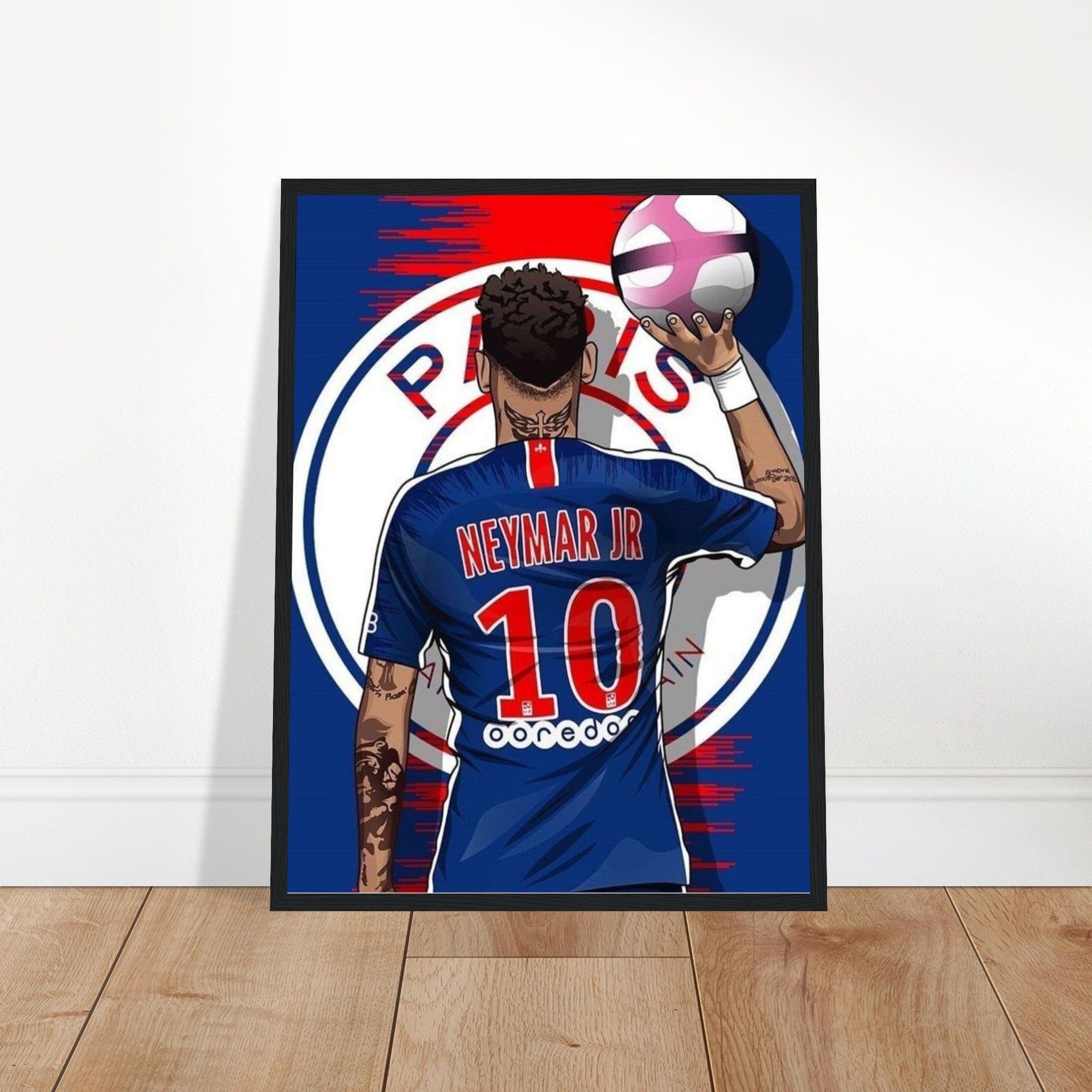 Tableau Football Neymar - Canvanation