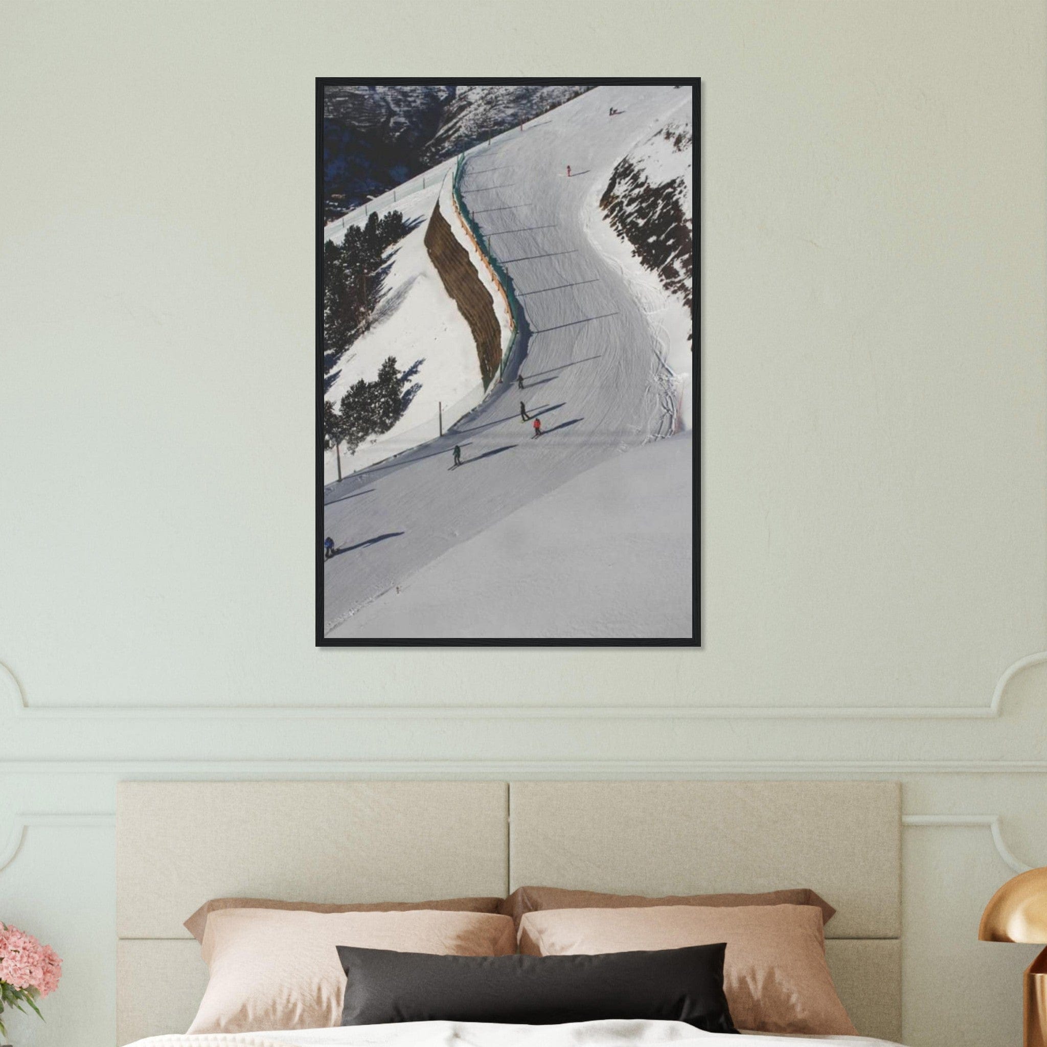 Canvanation Print Material 60x90 cm / 24x36″ Tableau Piste De Ski