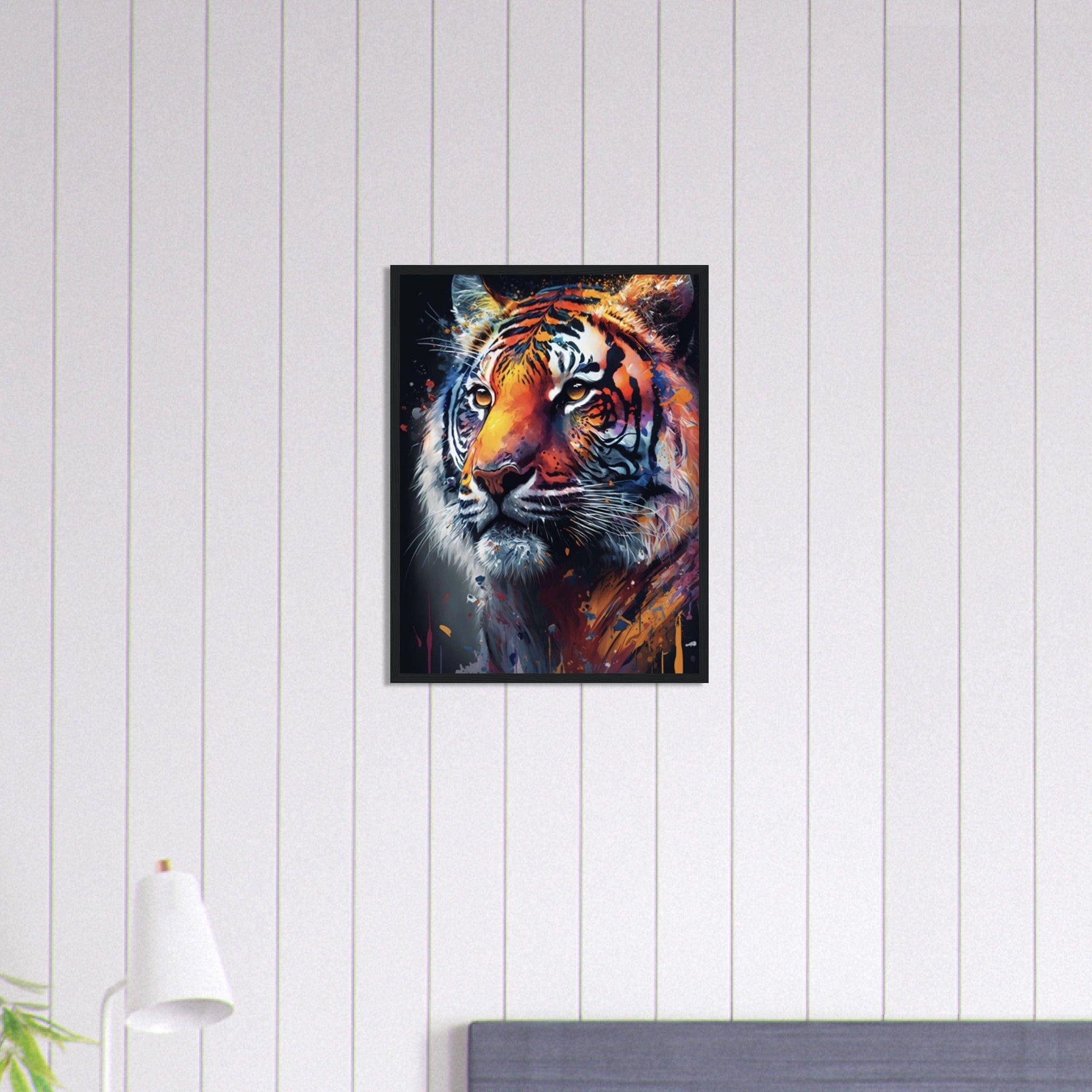 Canvanation Print Material 45x60 cm / 18x24″ Tableau Tigre Face