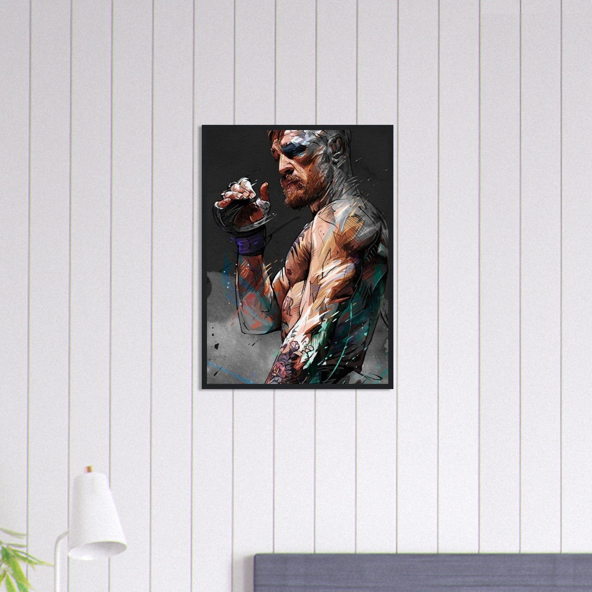 Canvanation Print Material 50x70 cm / 20x28″ Tableau Boxeur Mma