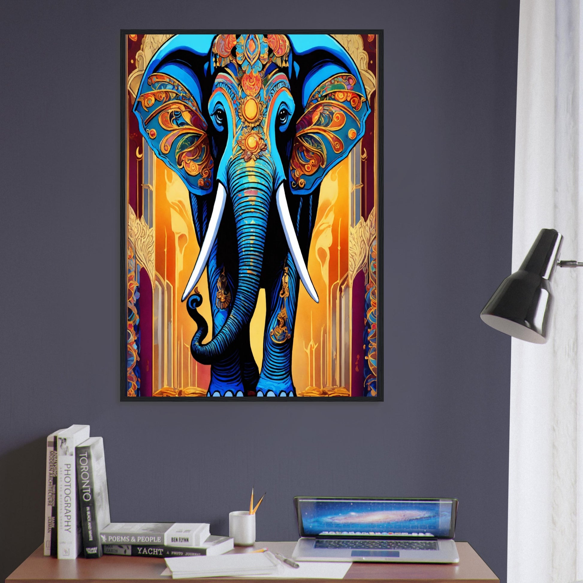 Tableau Elephant Tranquillité Colossale