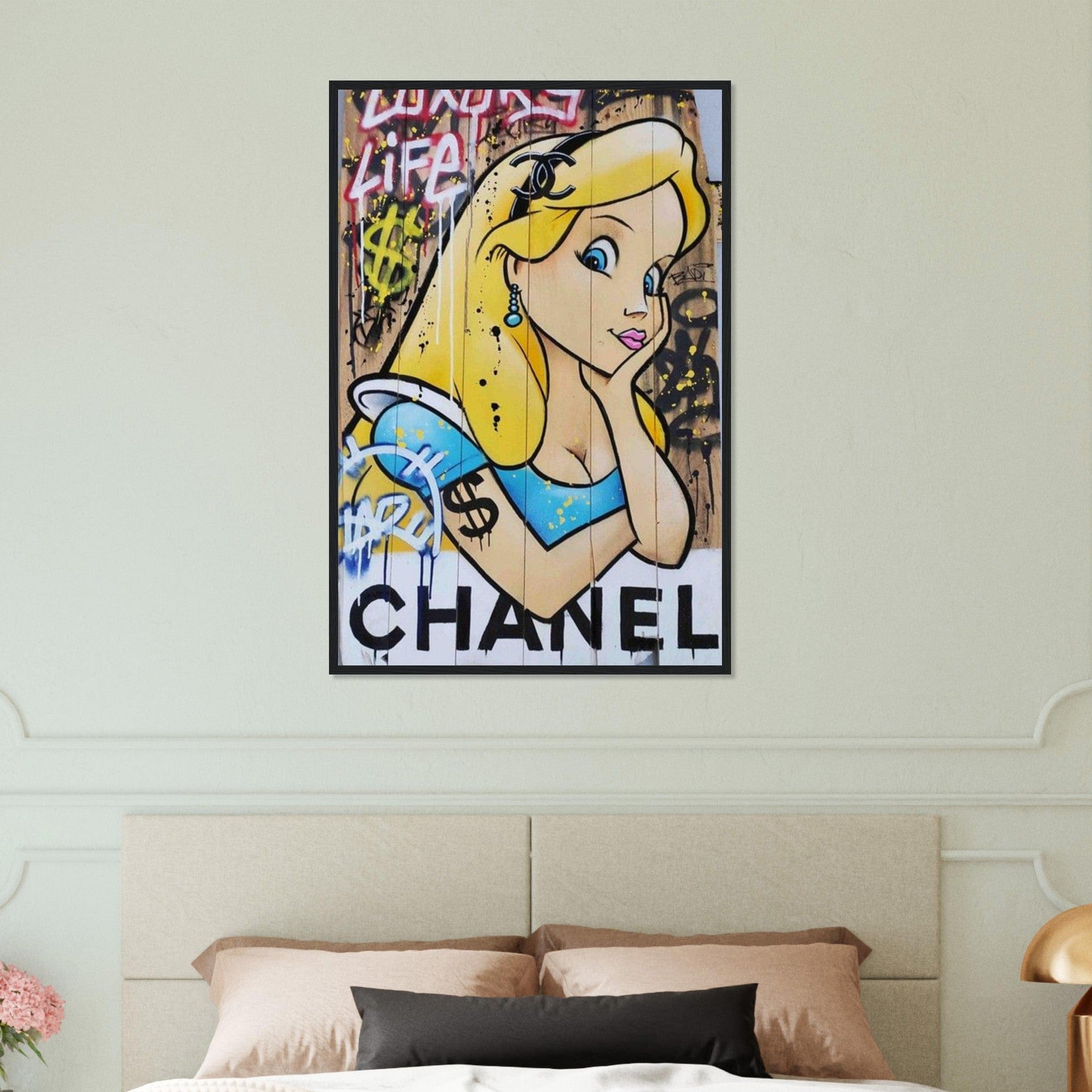 Canvanation Print Material 60x90 cm / 24x36″ Tableau Street Art Chanel