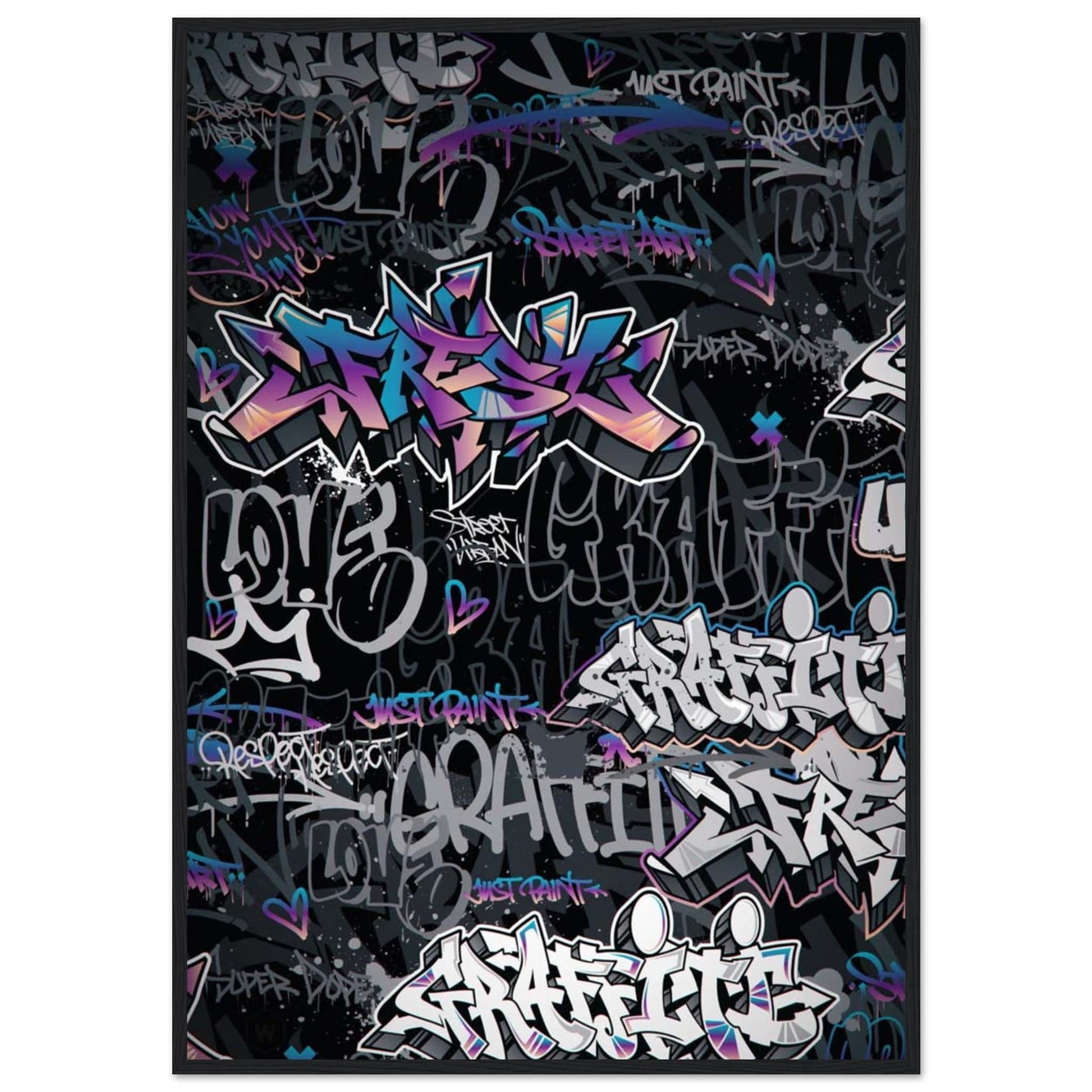 Tableau Peinture Graffiti - Canvanation