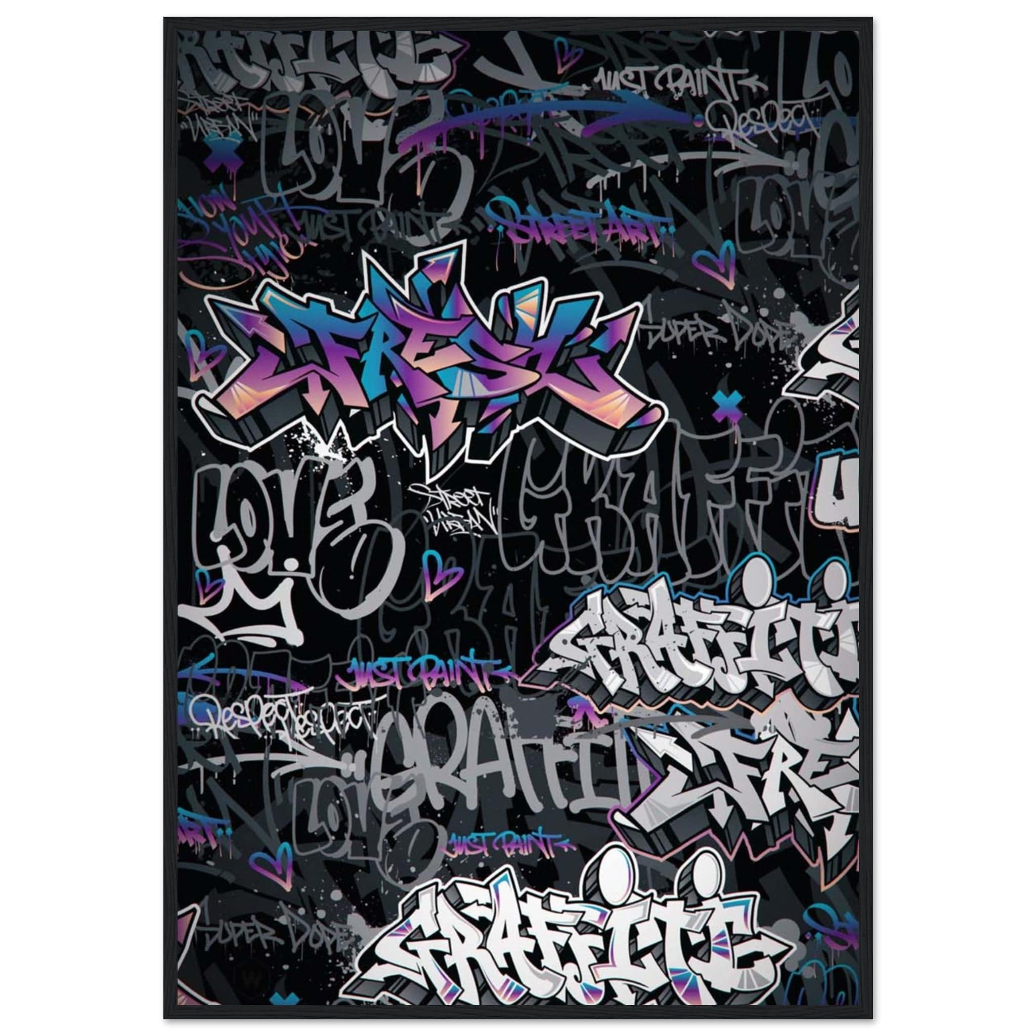 Gelato Print Material 70x100 cm / 28x40″ Tableau Peinture Graffiti