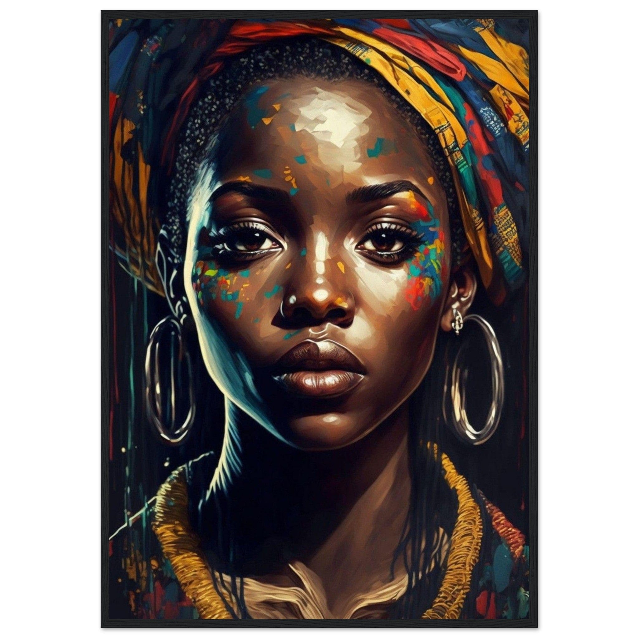 Tableaux Portrait Femme Afrique - Canvanation