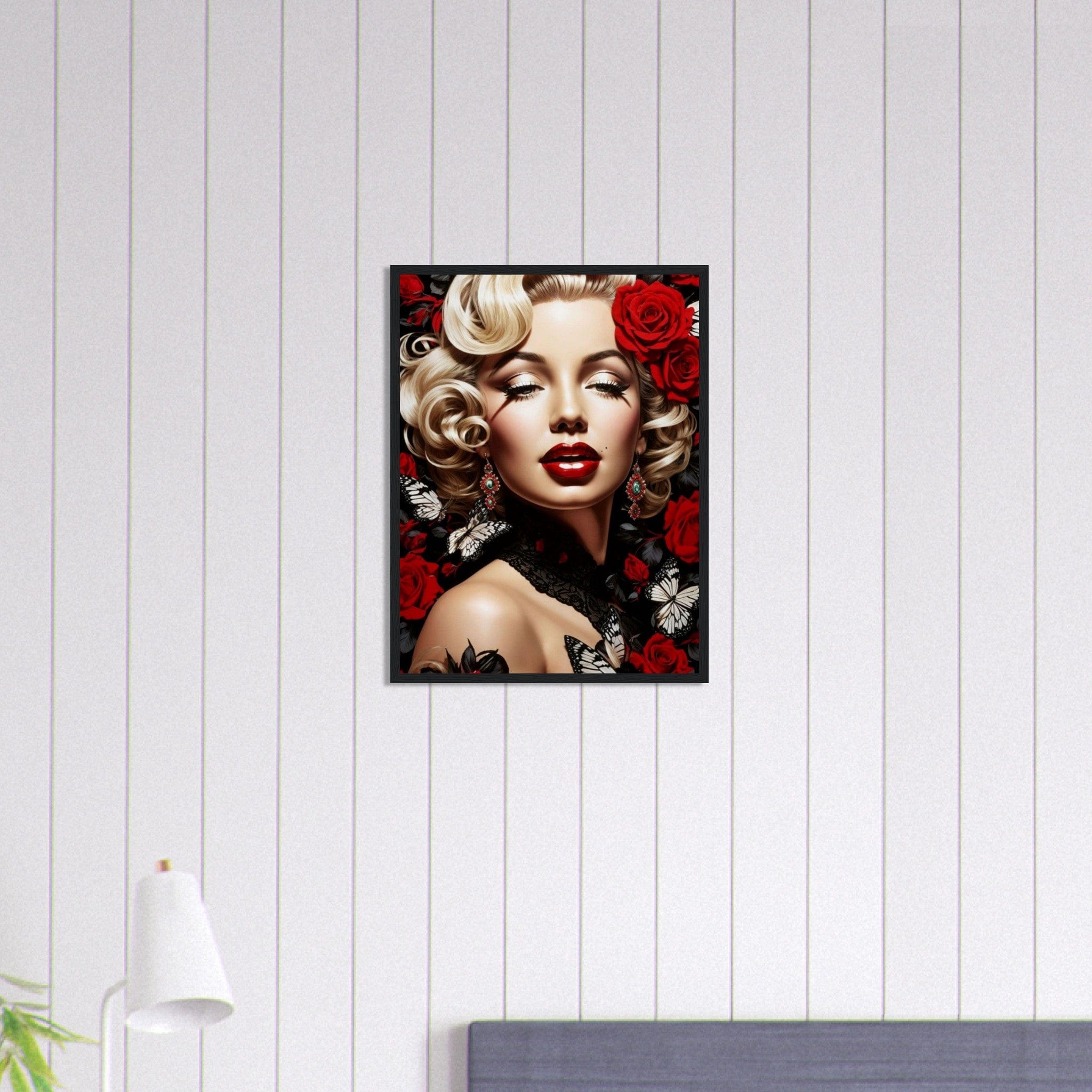 Canvanation Print Material 45x60 cm / 18x24″ Tableau Marilyn Monroe Fleur