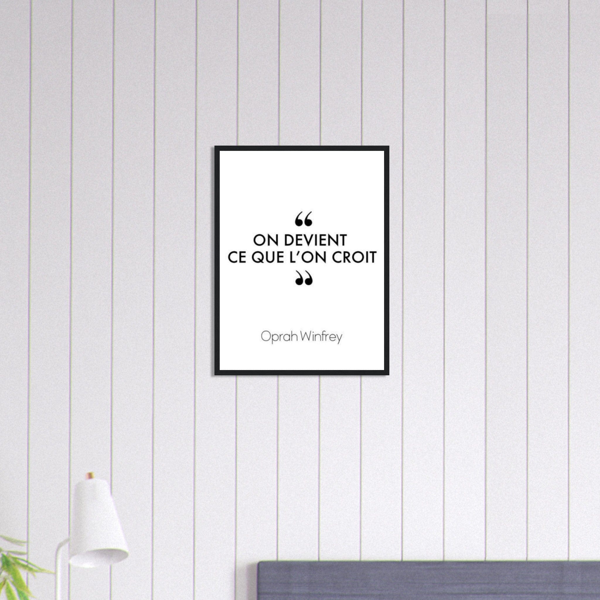 Canvanation Print Material 45x60 cm / 18x24″ Tableau Citation Oprah Winfrey