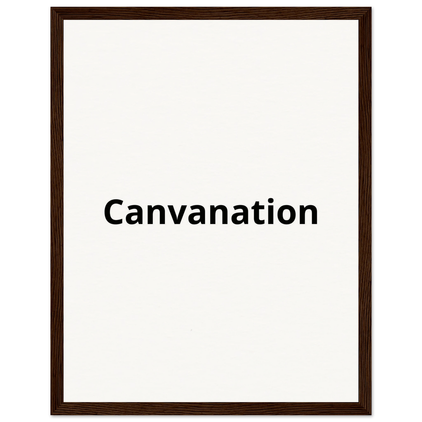 Canvanation Print Material 27x35 cm / 11x14″ / Cadre en bois foncé Tableau Personnalisé