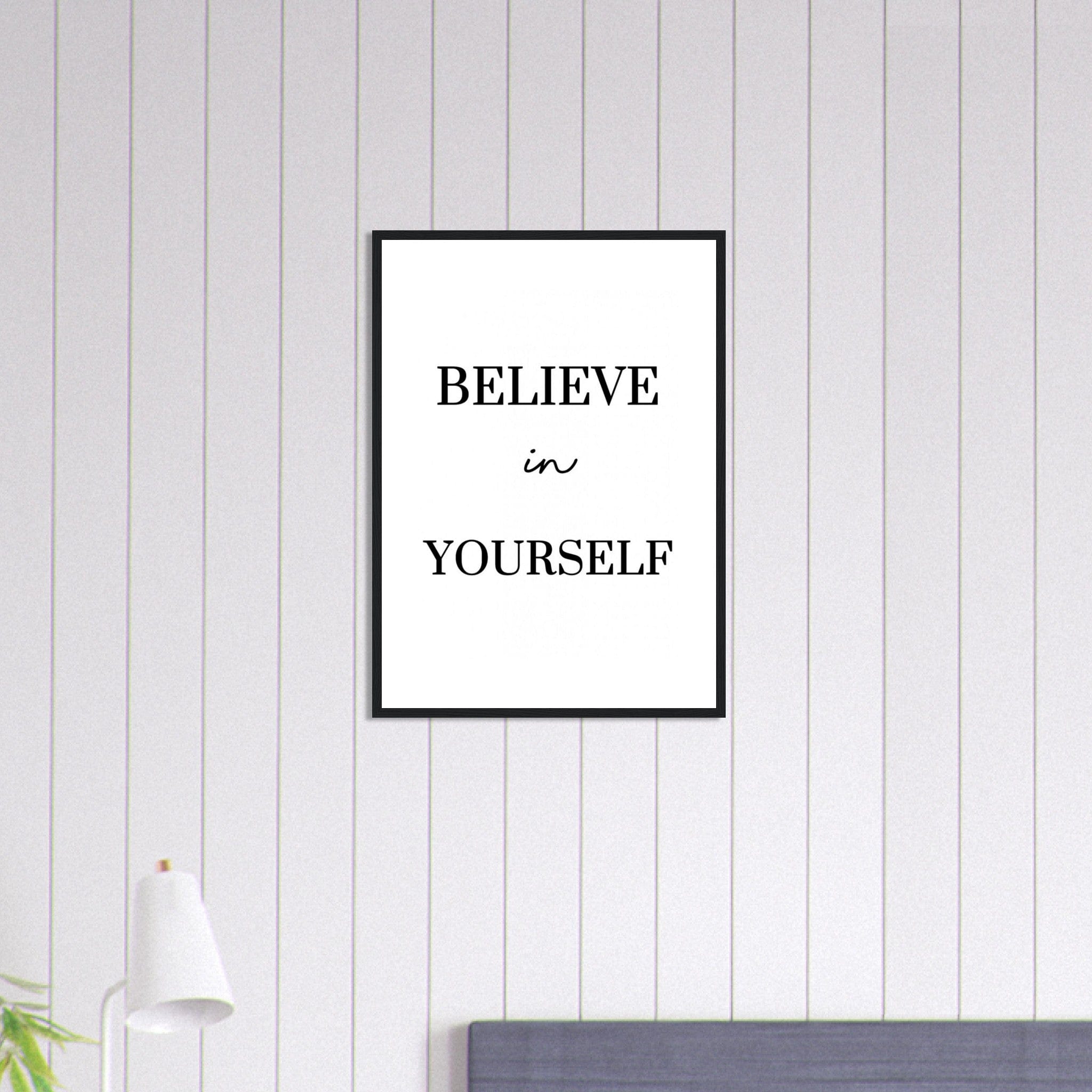 Canvanation Print Material 50x70 cm / 20x28″ Tableau Citation Motivation Crois En Toi