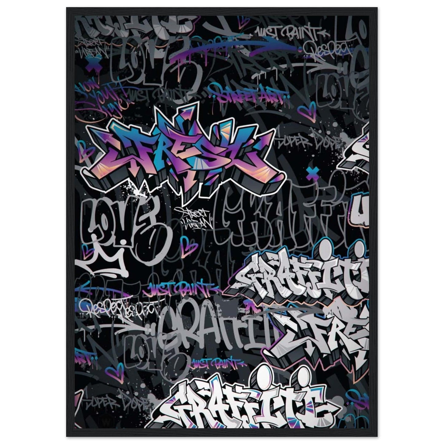 Tableau Peinture Graffiti - Canvanation