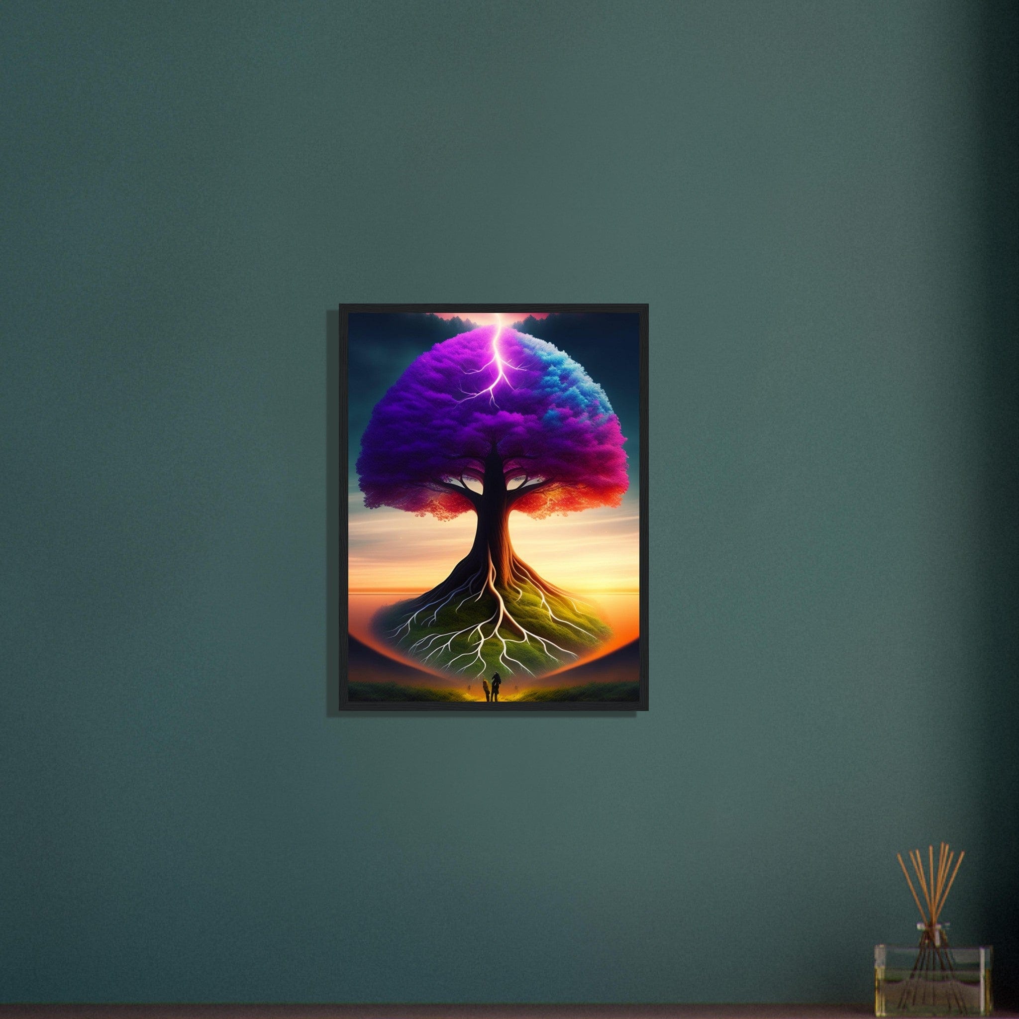 Canvanation Print Material Tableau Arbre De Vie Violet