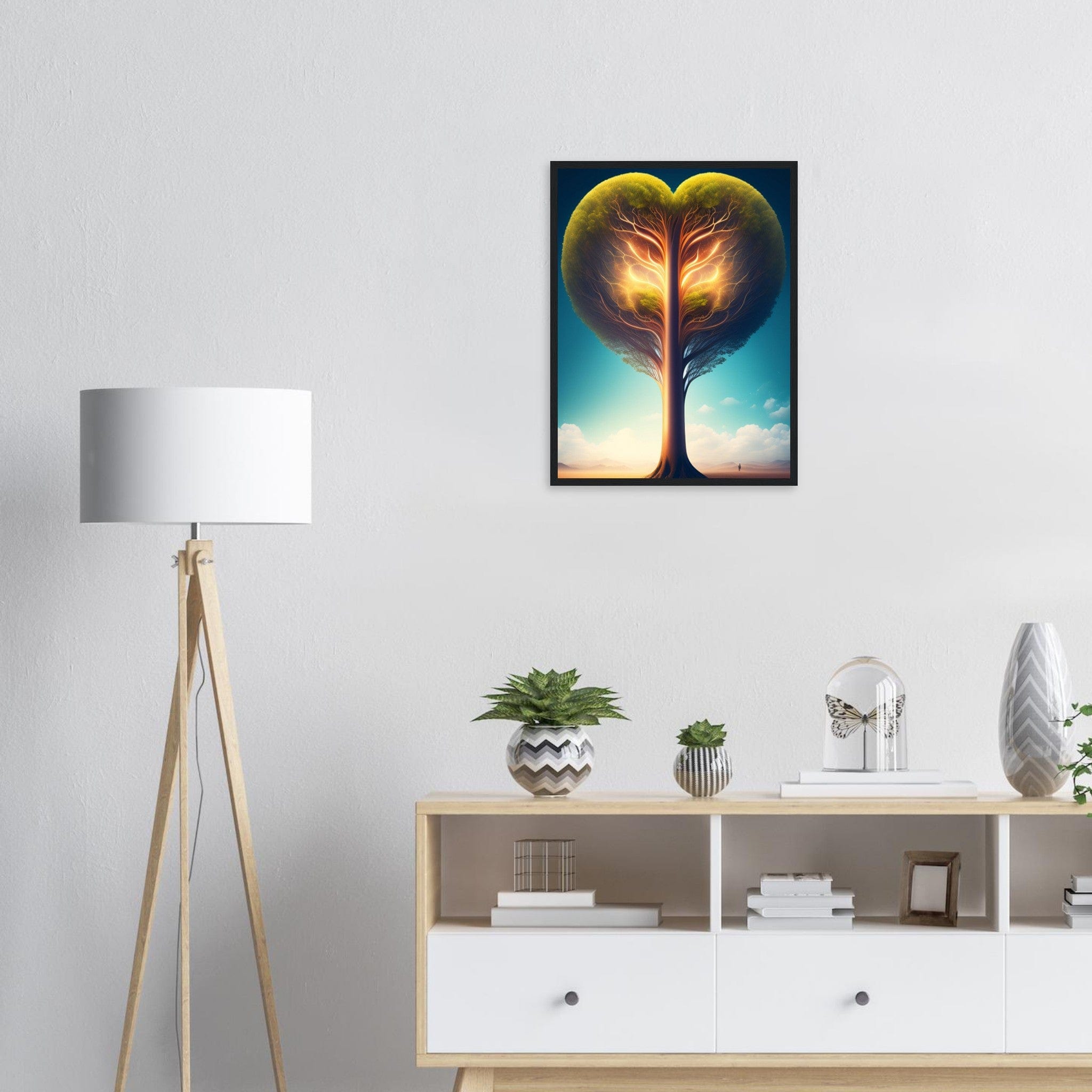 Canvanation Print Material Tableau L'Arbre de Vie: Une Exploration de Ses Branches et Ses Racines