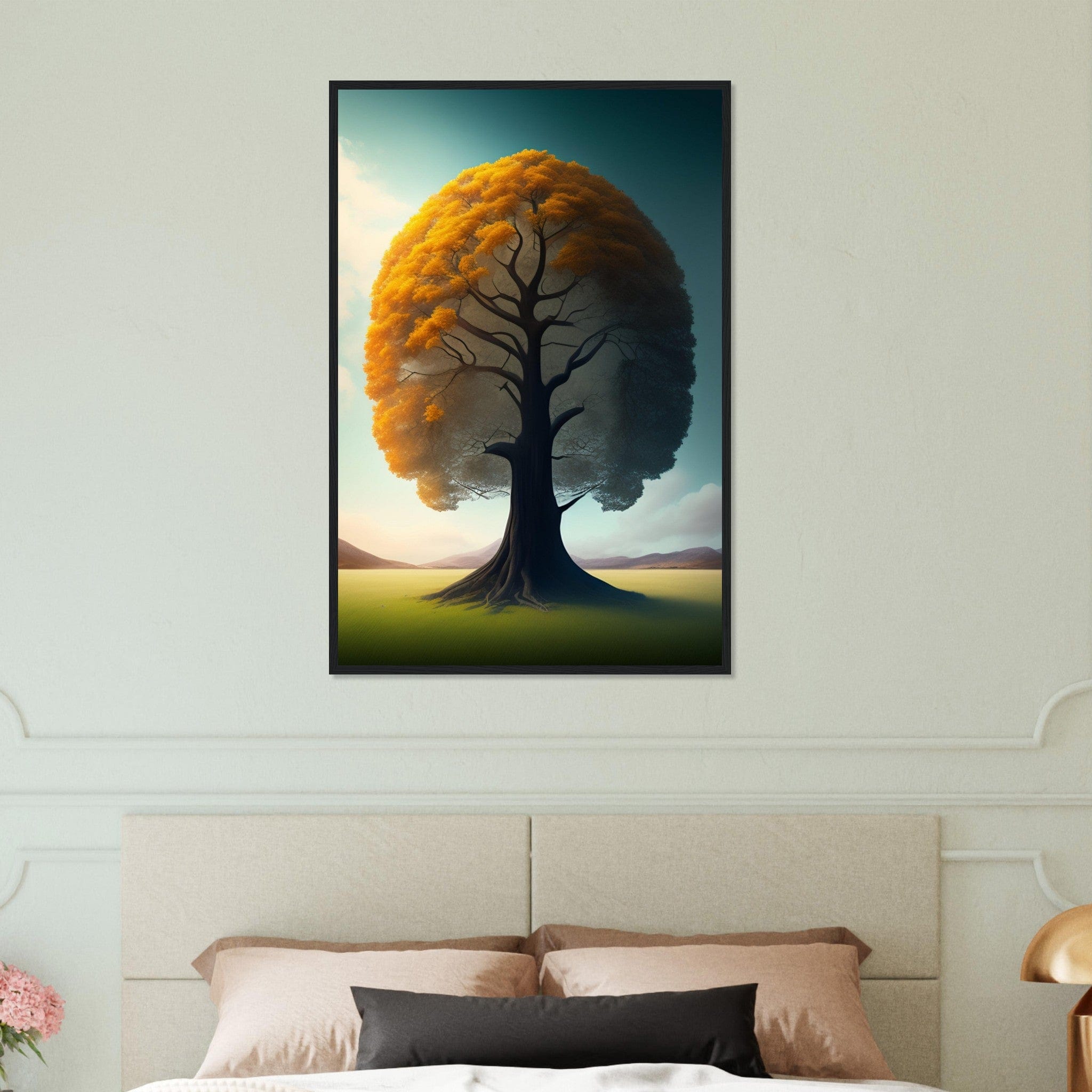 Canvanation Print Material 60x90 cm / 24x36″ Tableau Arbre En Relief