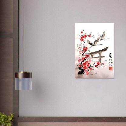 Tableau Chinois Avec Nacre - Canvanation