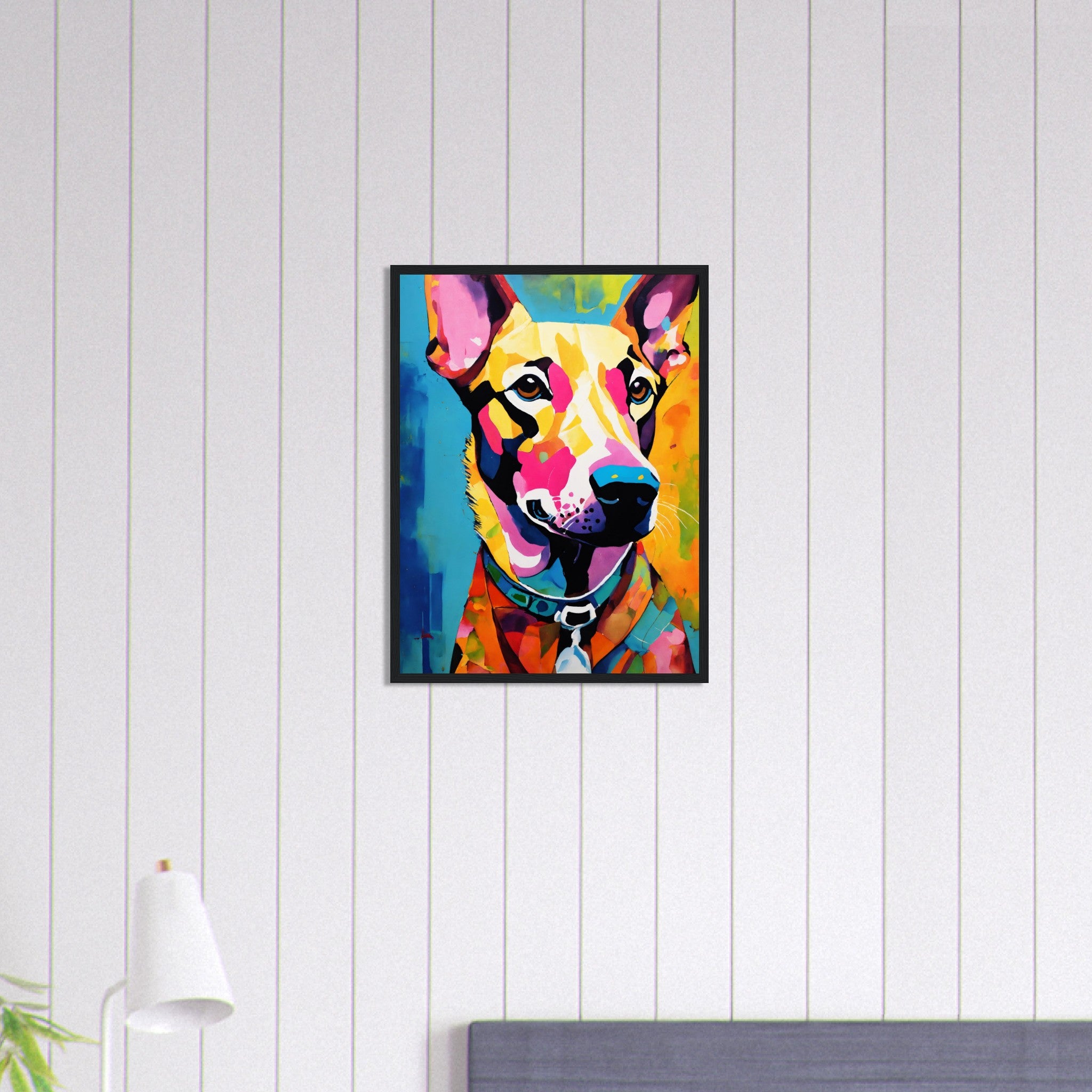 Canvanation Print Material 45x60 cm / 18x24″ Tableau Chien Du Crépuscule