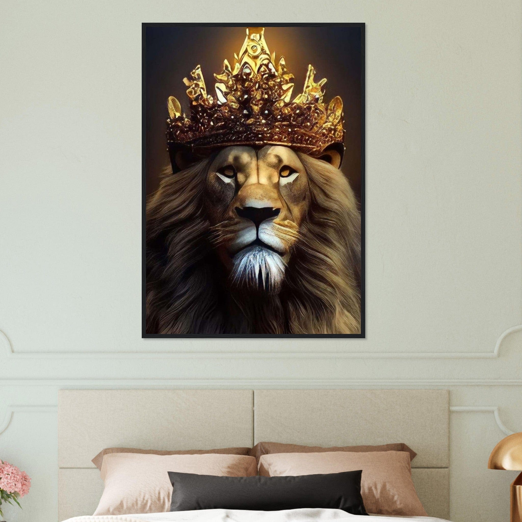 Canvanation Print Material Tableau Lion Abstrait