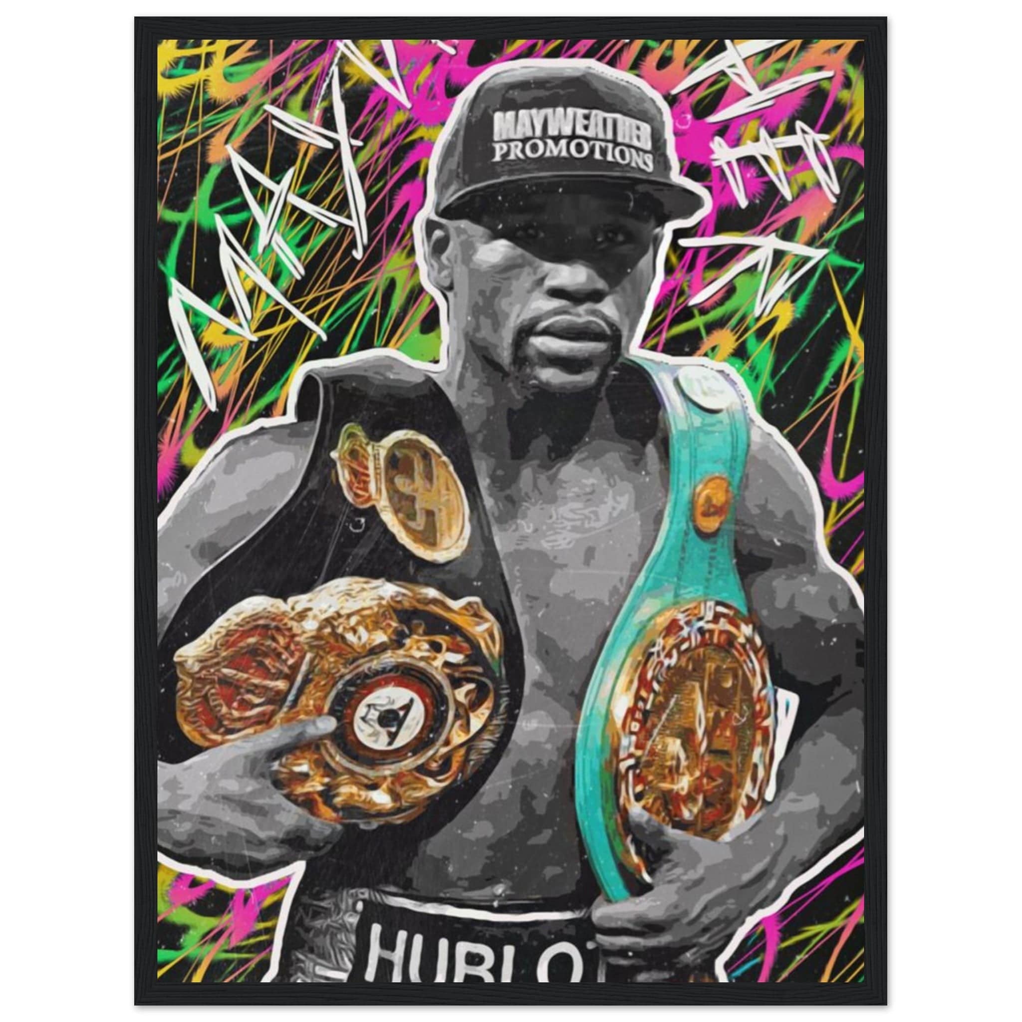 Canvanation Print Material Tableau Boxe Floyd Mayweather