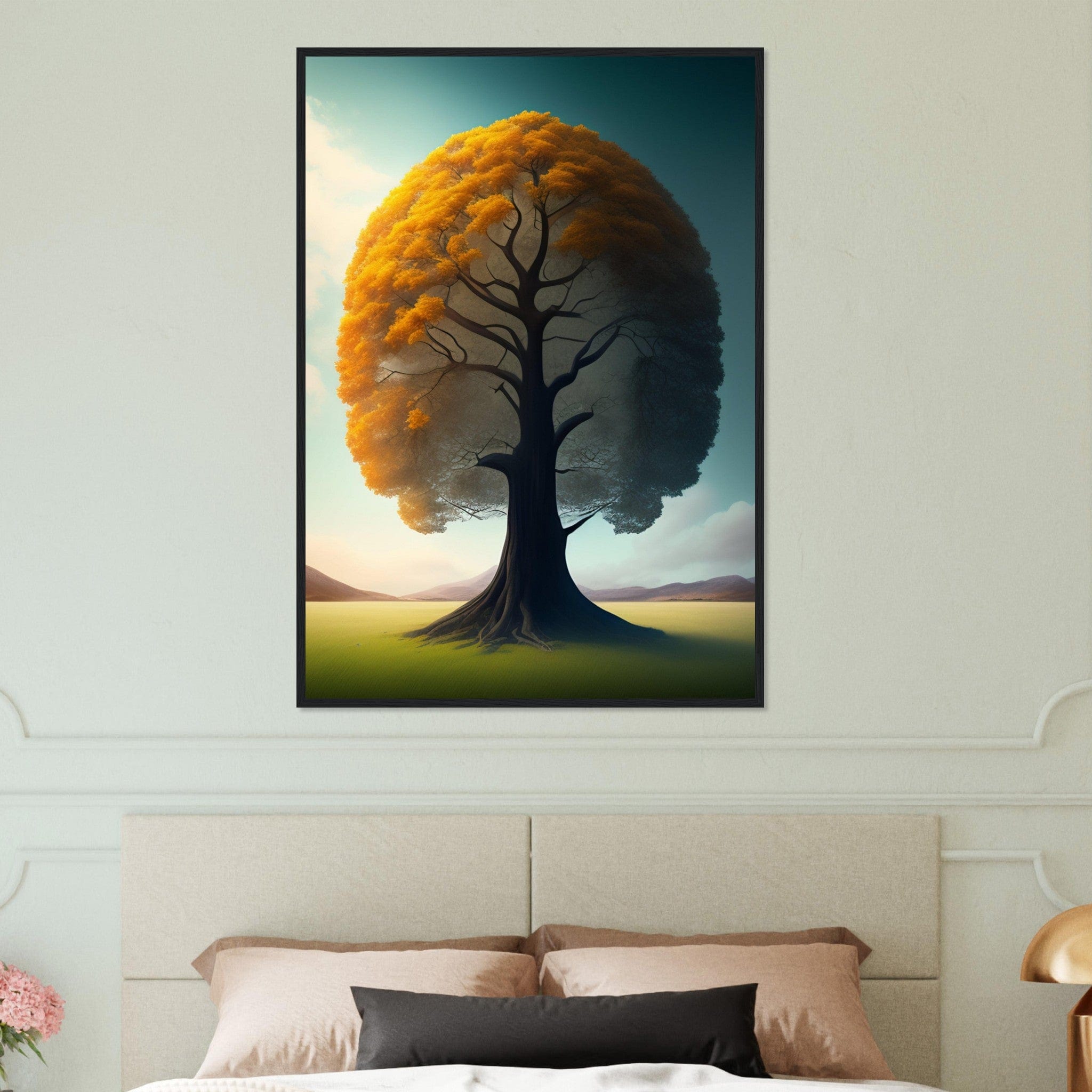 Canvanation Print Material 70x100 cm / 28x40″ Tableau Arbre En Relief