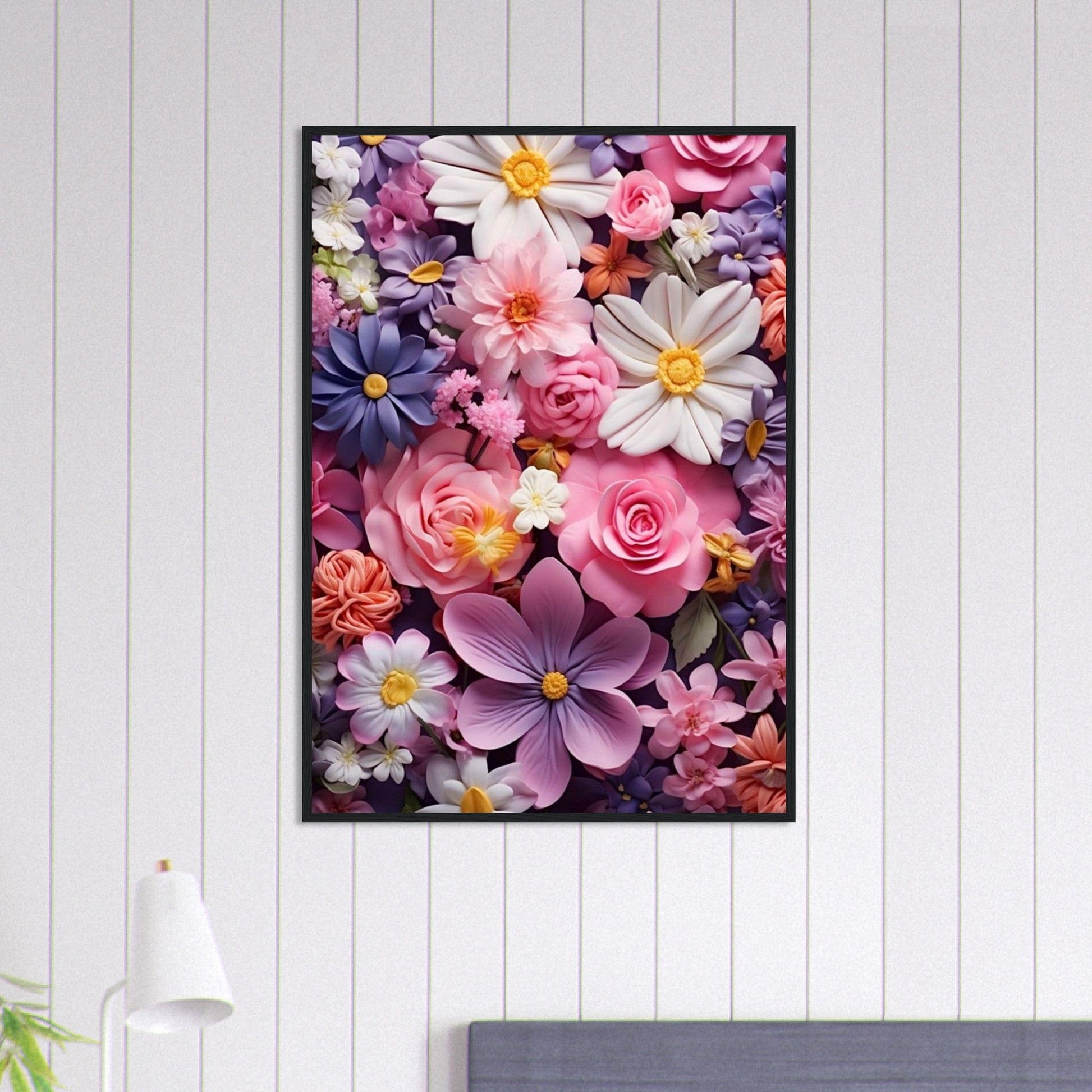 Tableau Bouquet de Fleurs Colorés Canvanation