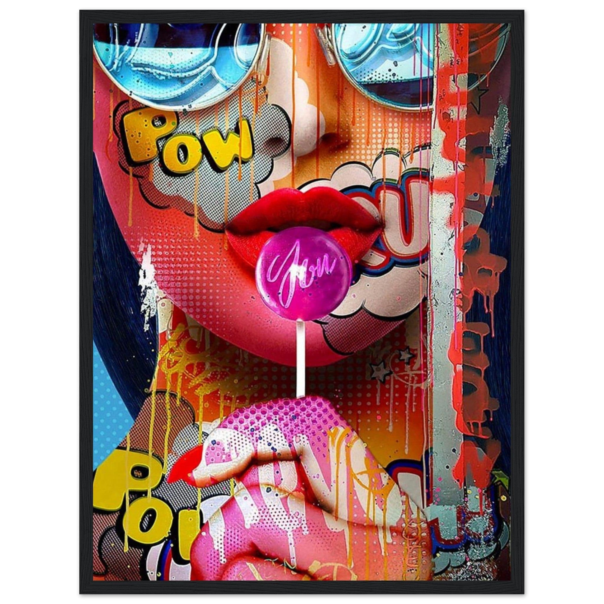 Gelato Print Material 45x60 cm / 18x24″ Toile Graffiti Art