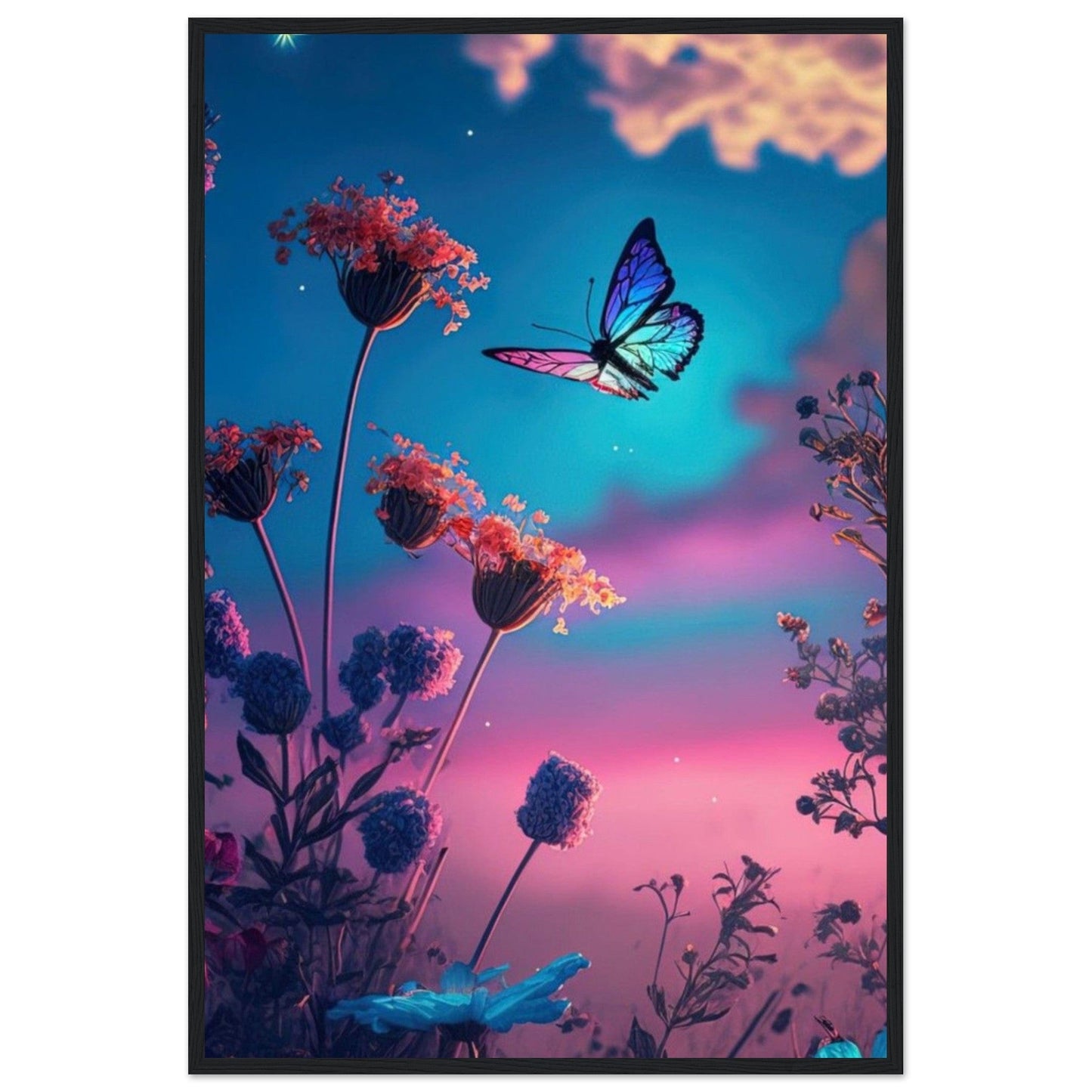 Tableau Papillon Moderne - Canvanation