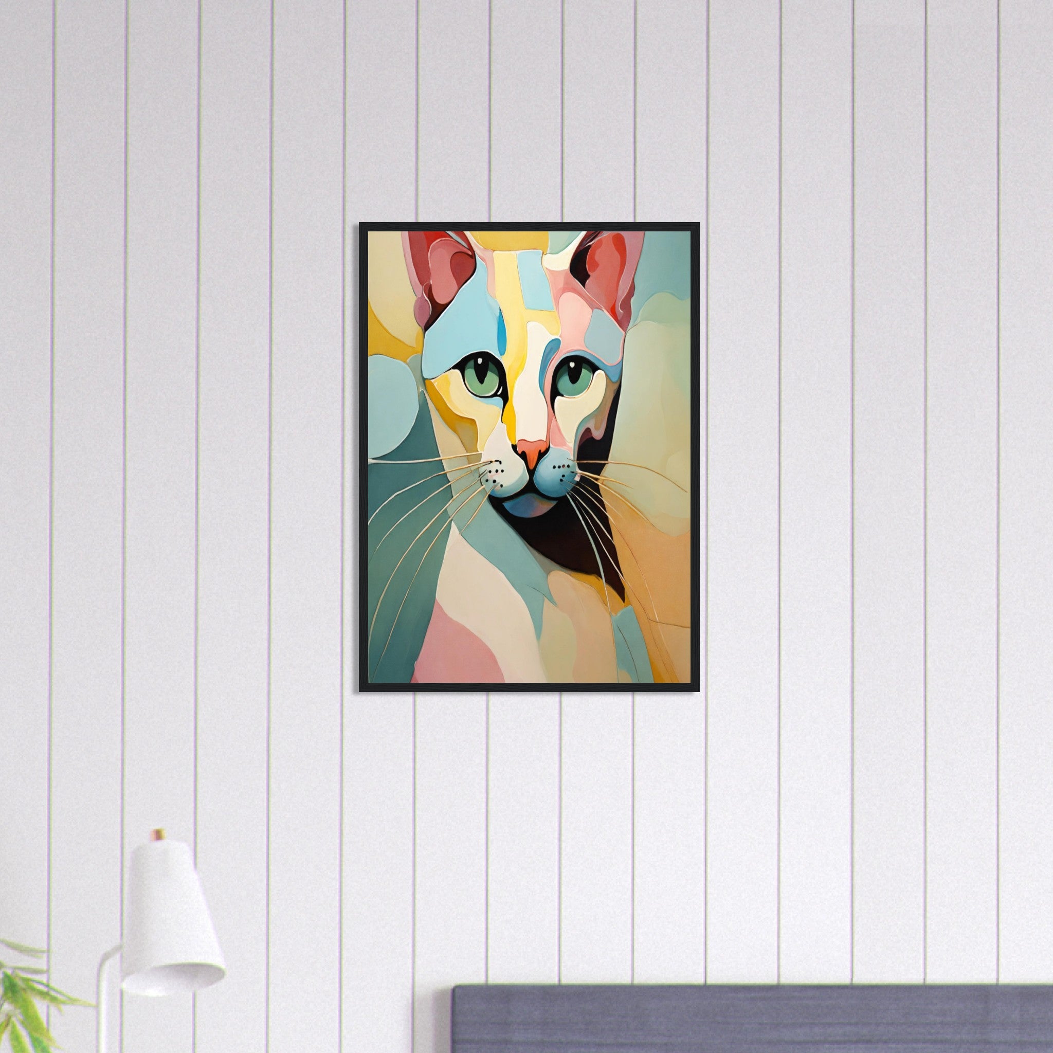 Canvanation Print Material 50x70 cm / 20x28″ Tableau Chat Pattes de Velours