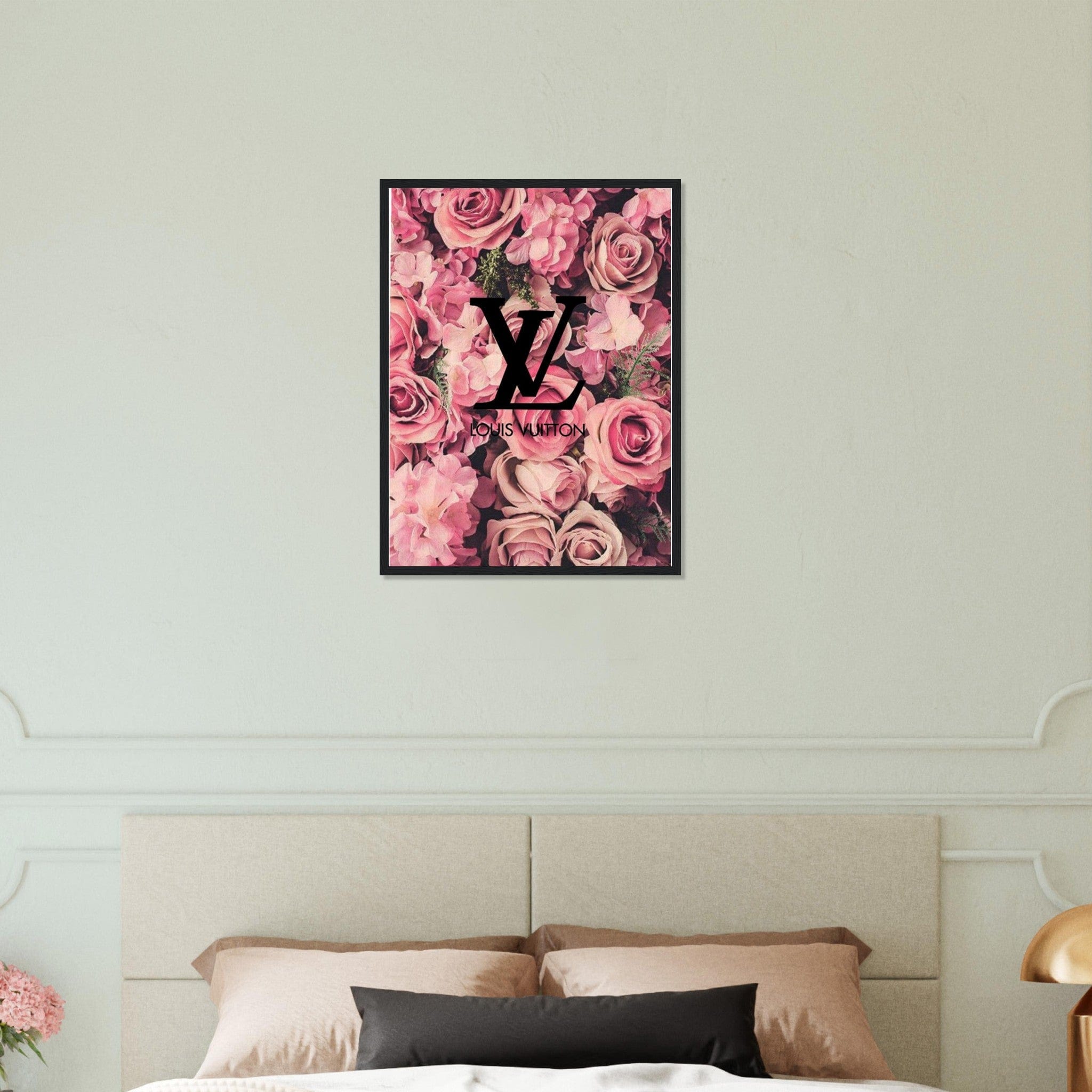 Canvanation Print Material 45x60 cm / 18x24″ Tableau Louis Vuitton Roses