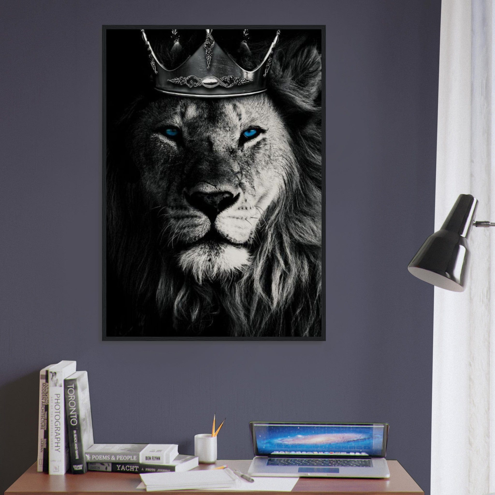 Canvanation Print Material Tableau Lion Street Art