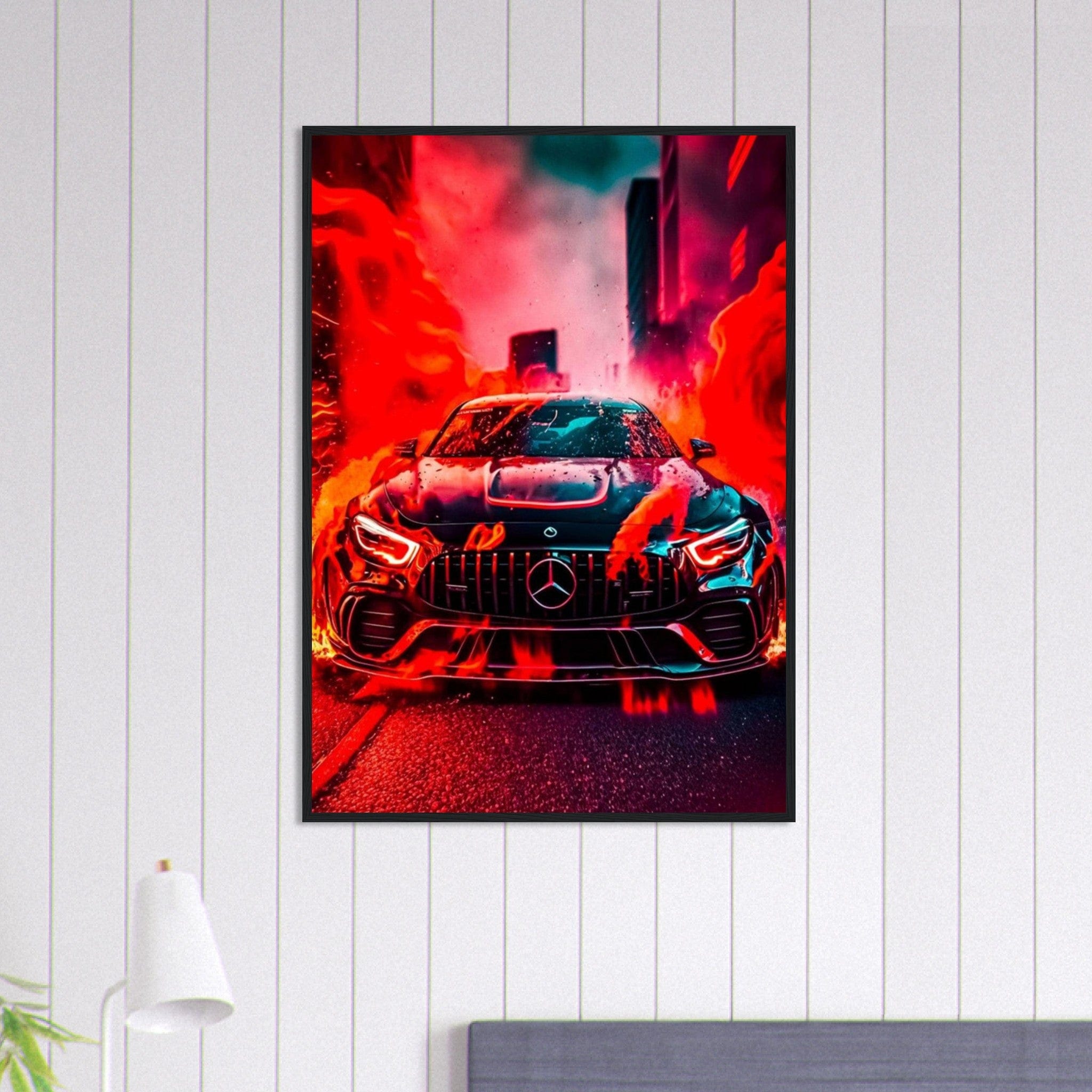 Canvanation Print Material 70x100 cm / 28x40″ Tableau Voiture Mercedes Sport Plus