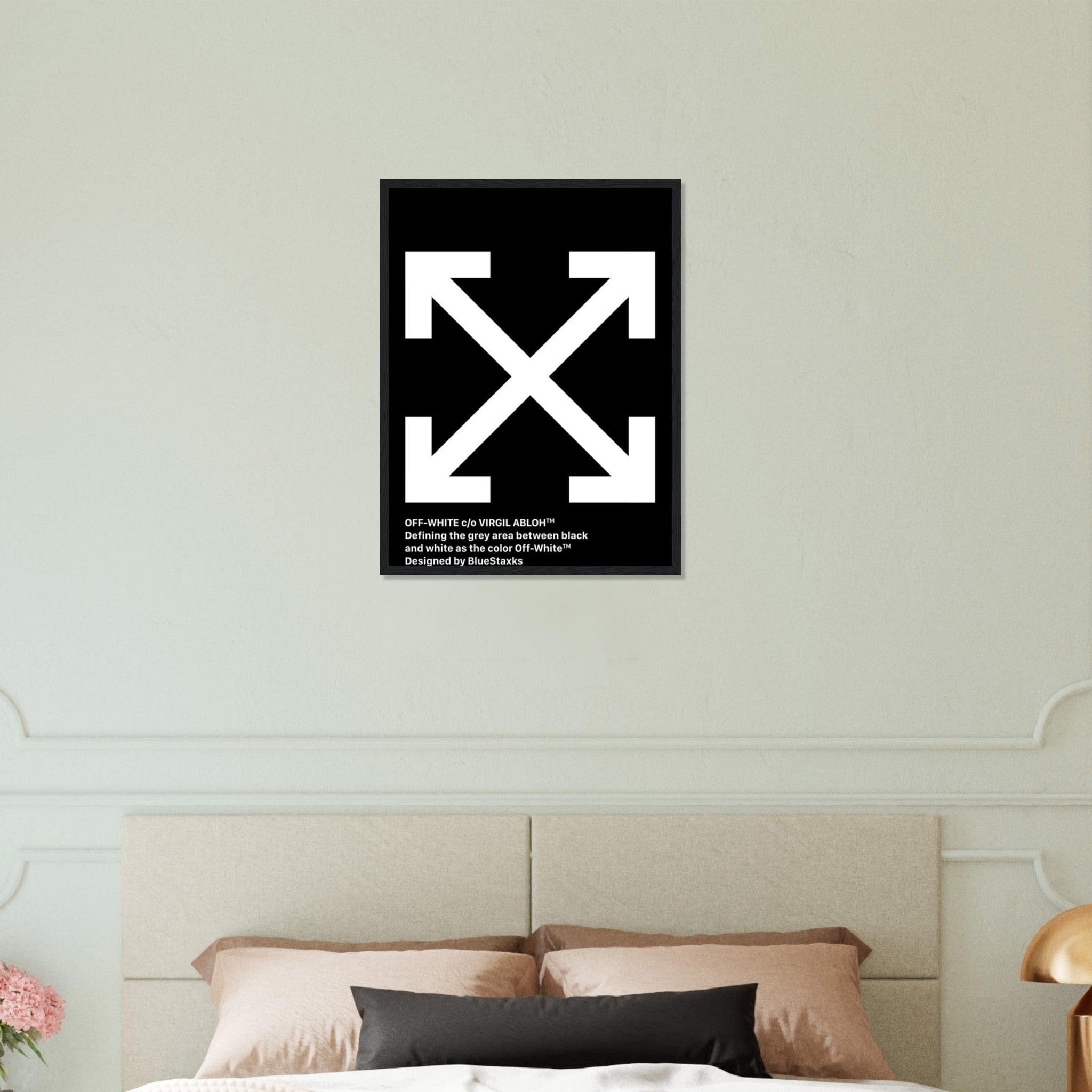 Canvanation Print Material 45x60 cm / 18x24″ Tableau Logo Off White