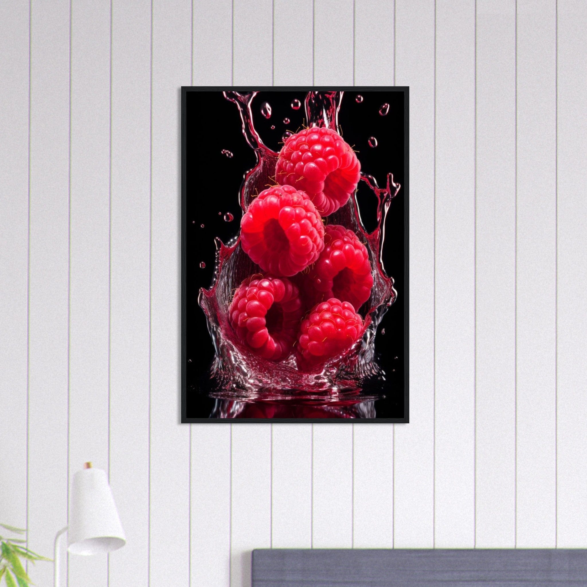 Canvanation Print Material 60x90 cm / 24x36″ Tableau Cuisine Framboise