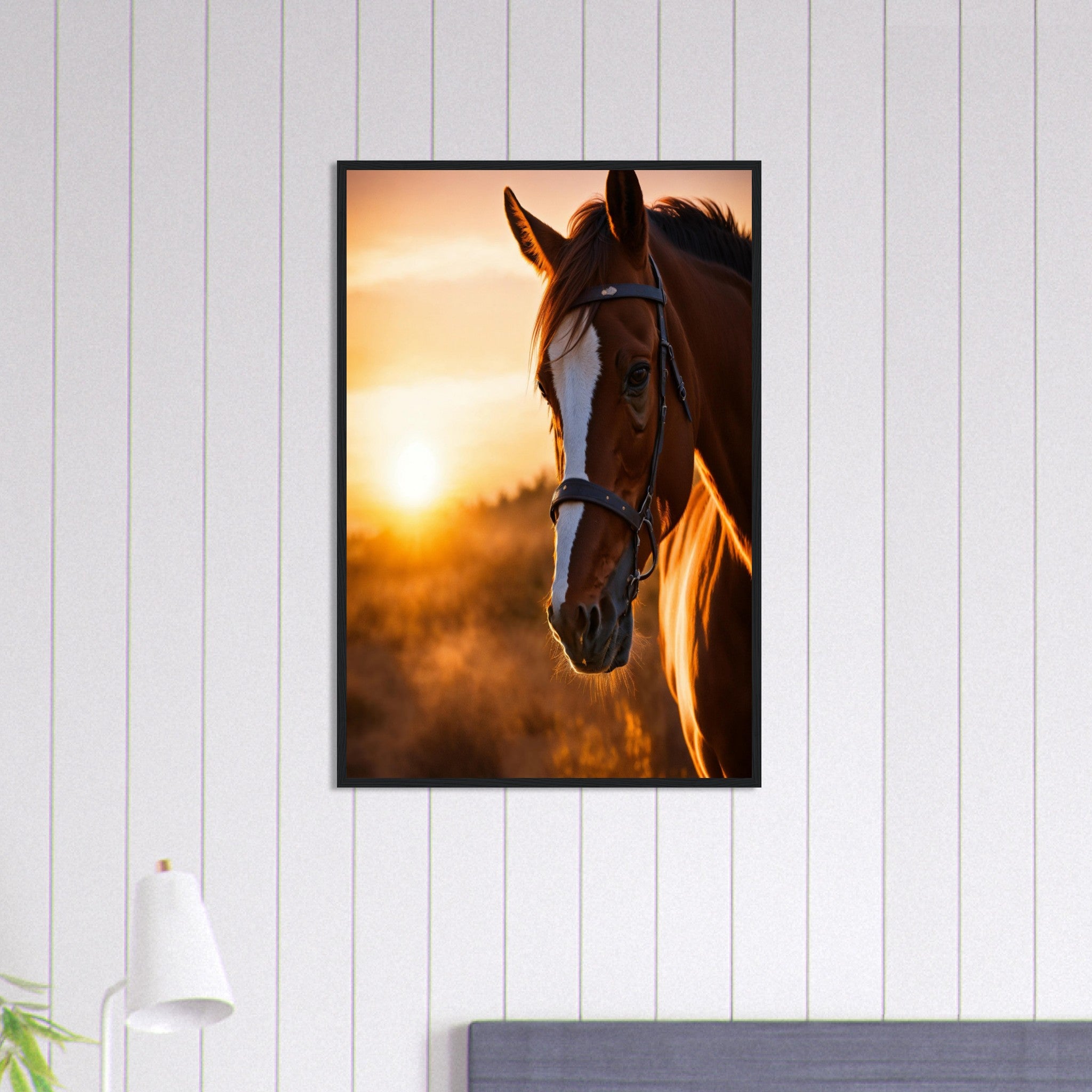 Canvanation Print Material 60x90 cm / 24x36″ Tableau Cheval Symphonie