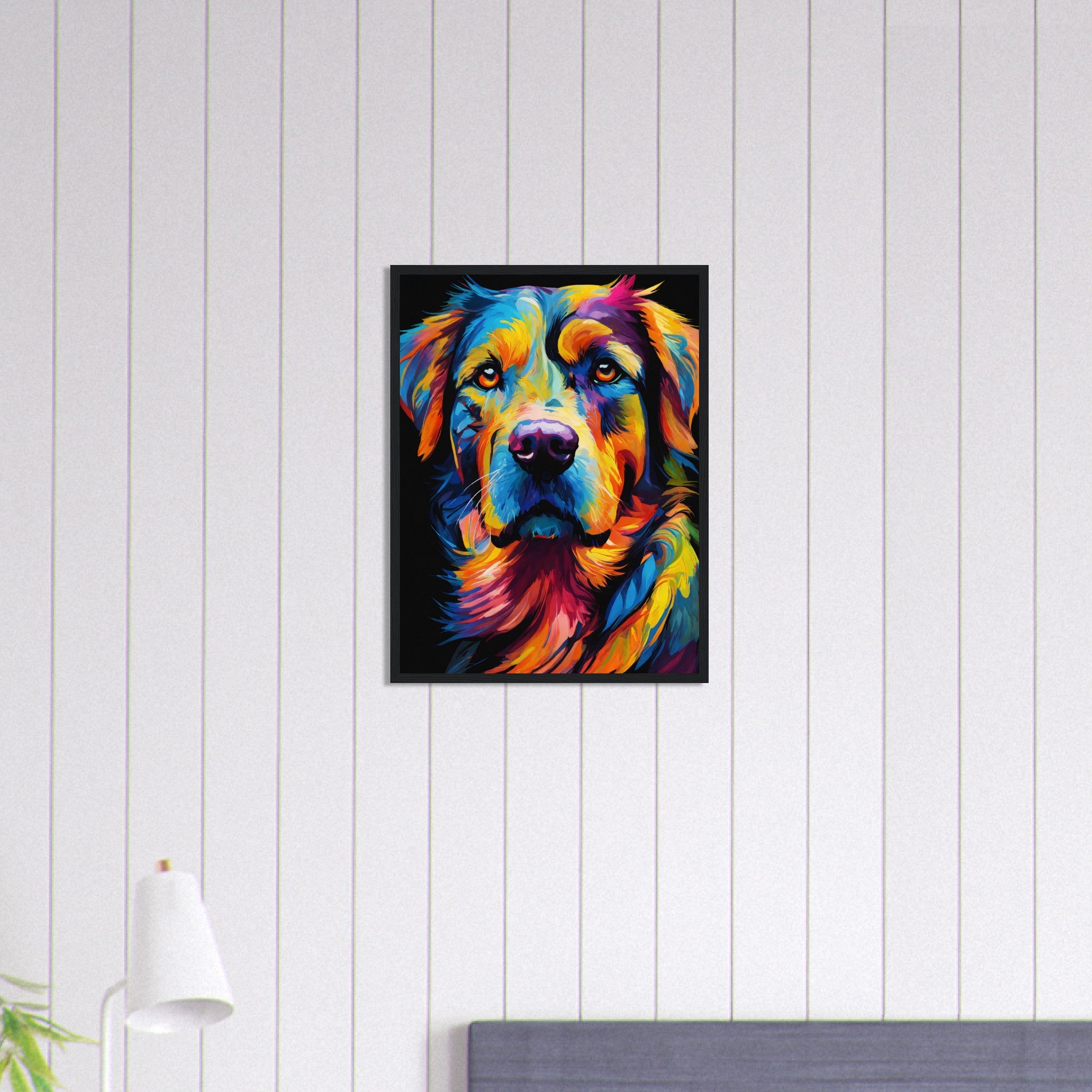 Canvanation Print Material 45x60 cm / 18x24″ Tableau Chien Joie Canine