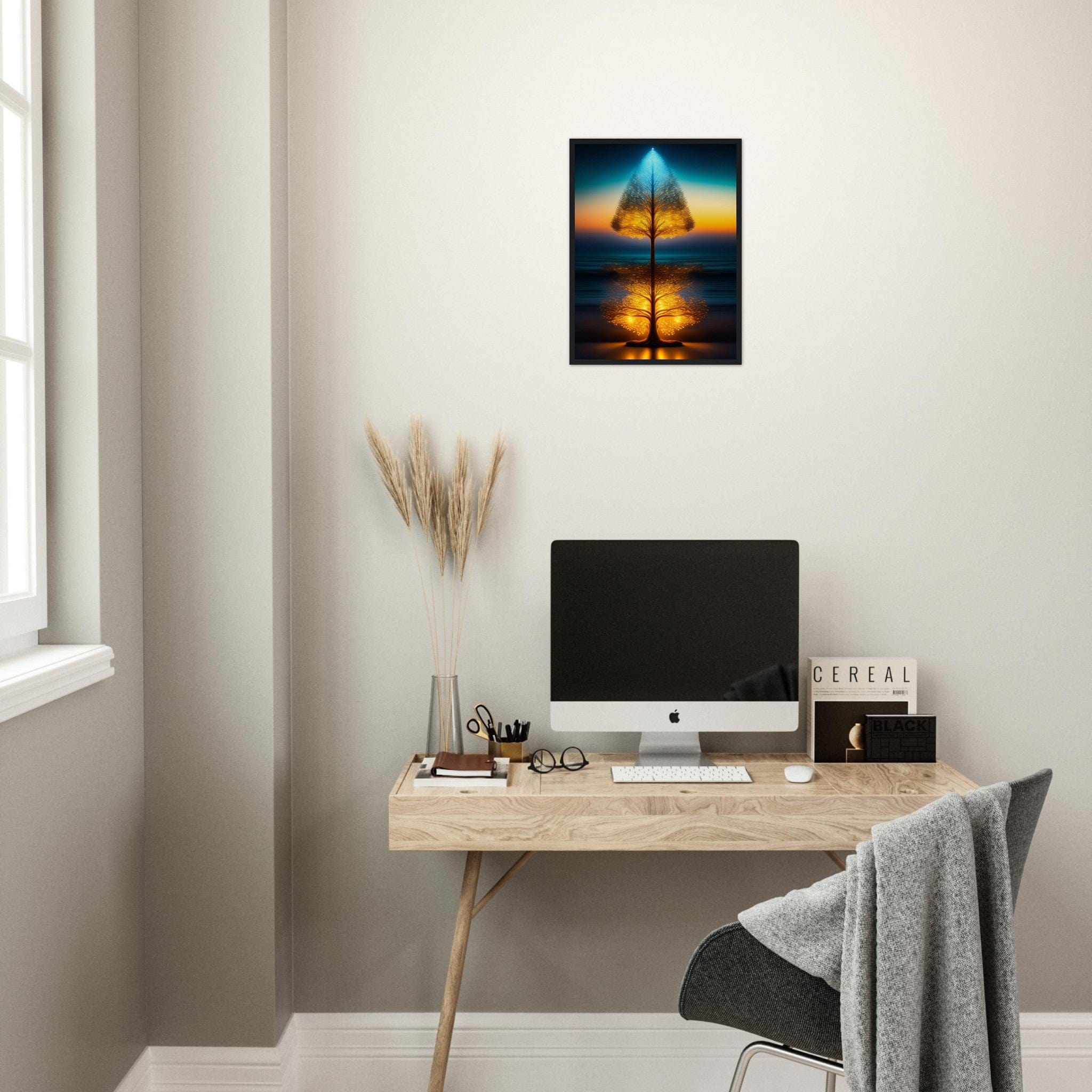 Canvanation Print Material Tableau Arbre De Vie Oasis Urbaine