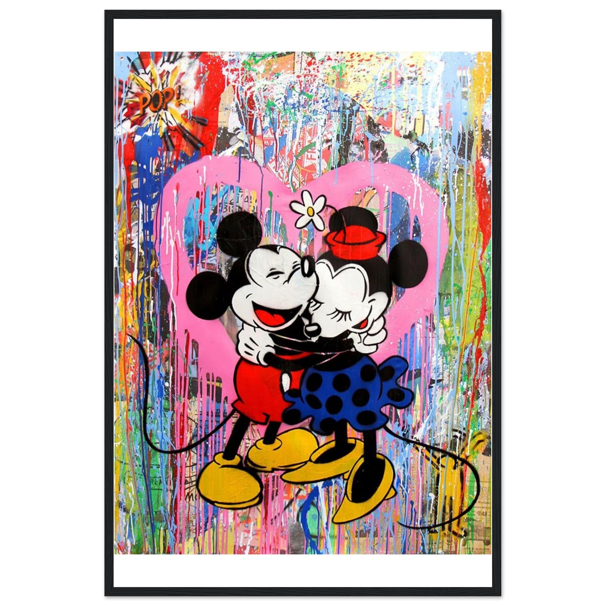 Gelato Print Material 60x90 cm / 24x36″ Minnie Mickey Tableau