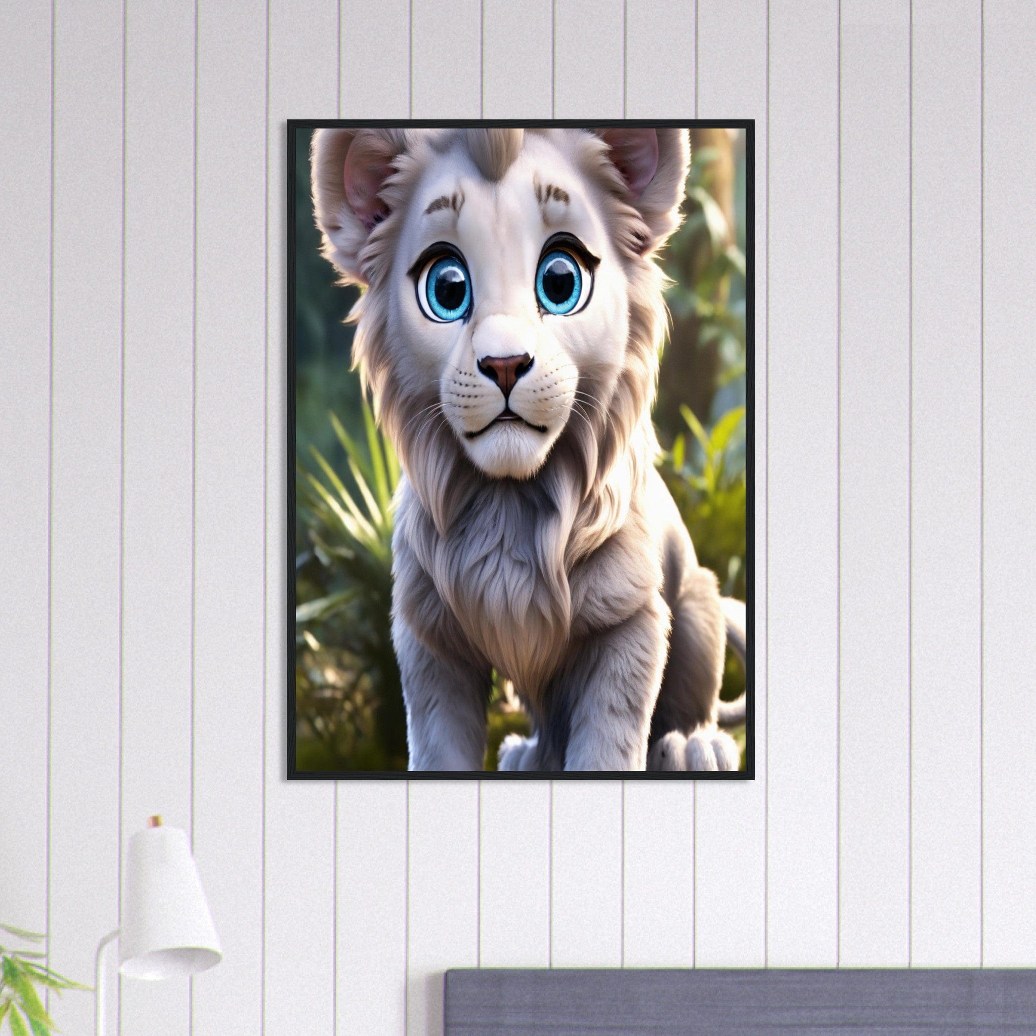 Canvanation Print Material 70x100 cm / 28x40″ Tableau Lionceau L'espoir De La Savane