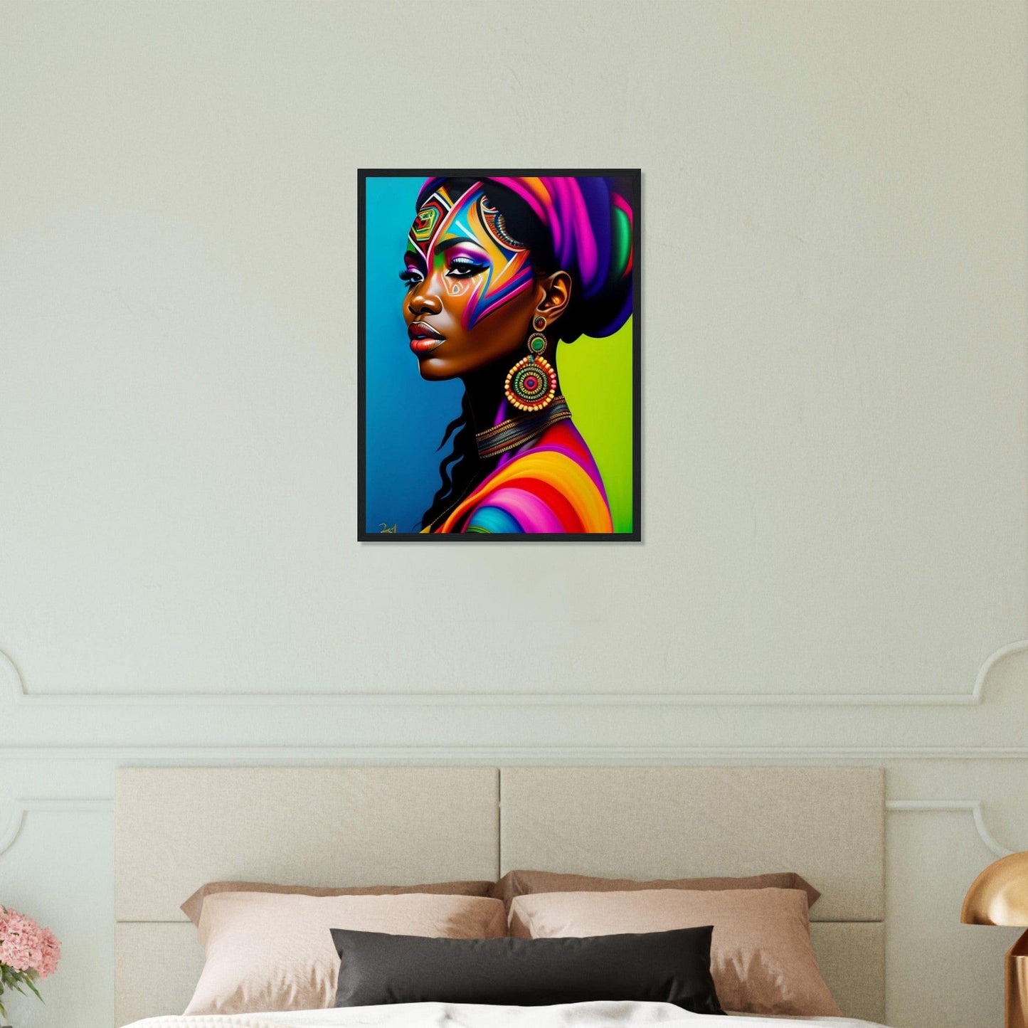 Tableau Africaine Peinture Couleur Canvanation