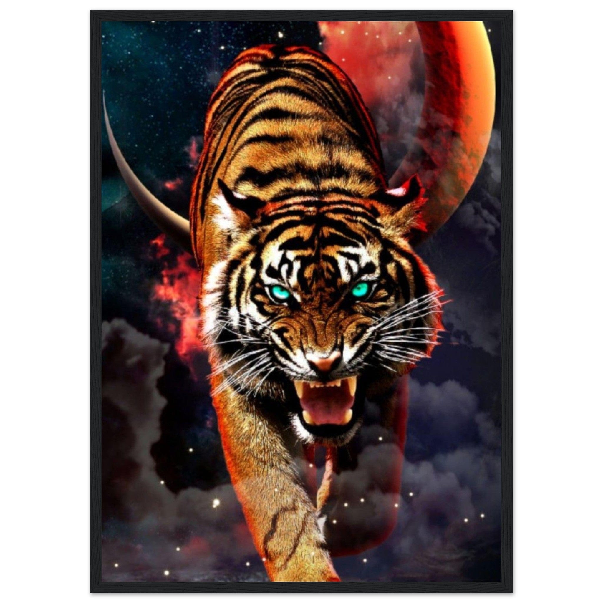 Canvanation Print Material 50x70 cm / 20x28″ Tableau Tigre Pop Art