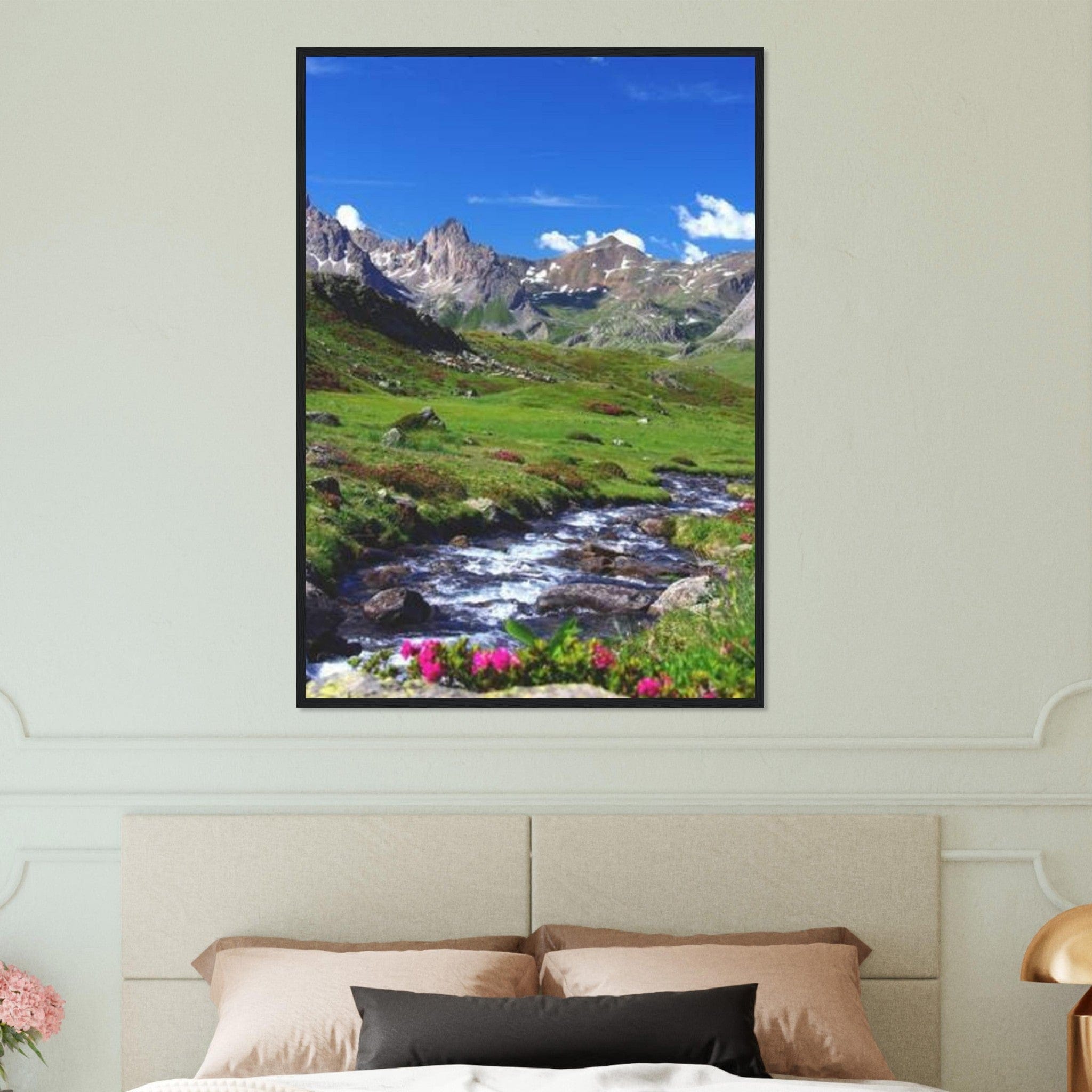 Canvanation Print Material 70x100 cm / 28x40″ Tableau Montagne Les Alpes