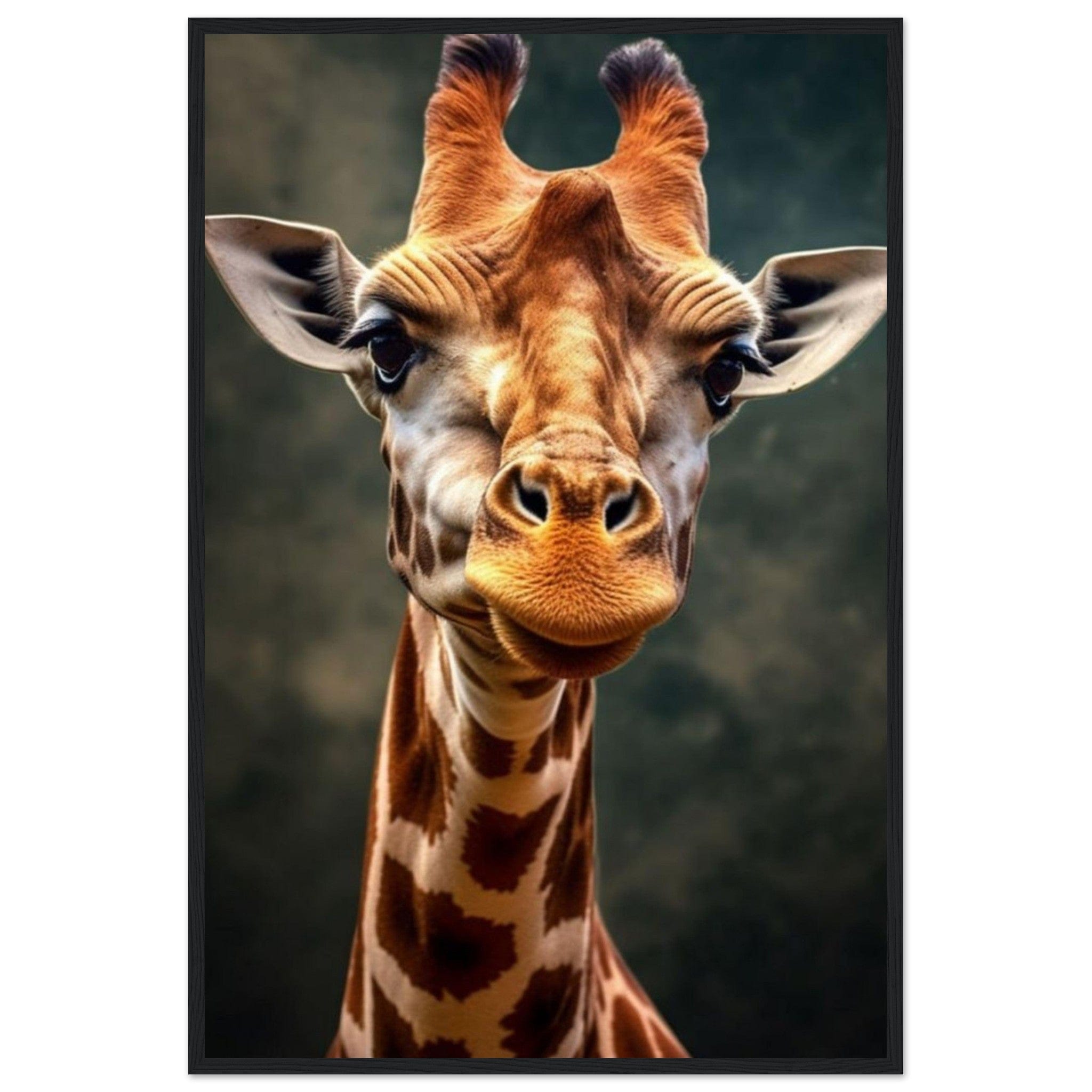 Tableau Peinture Girafe - Canvanation