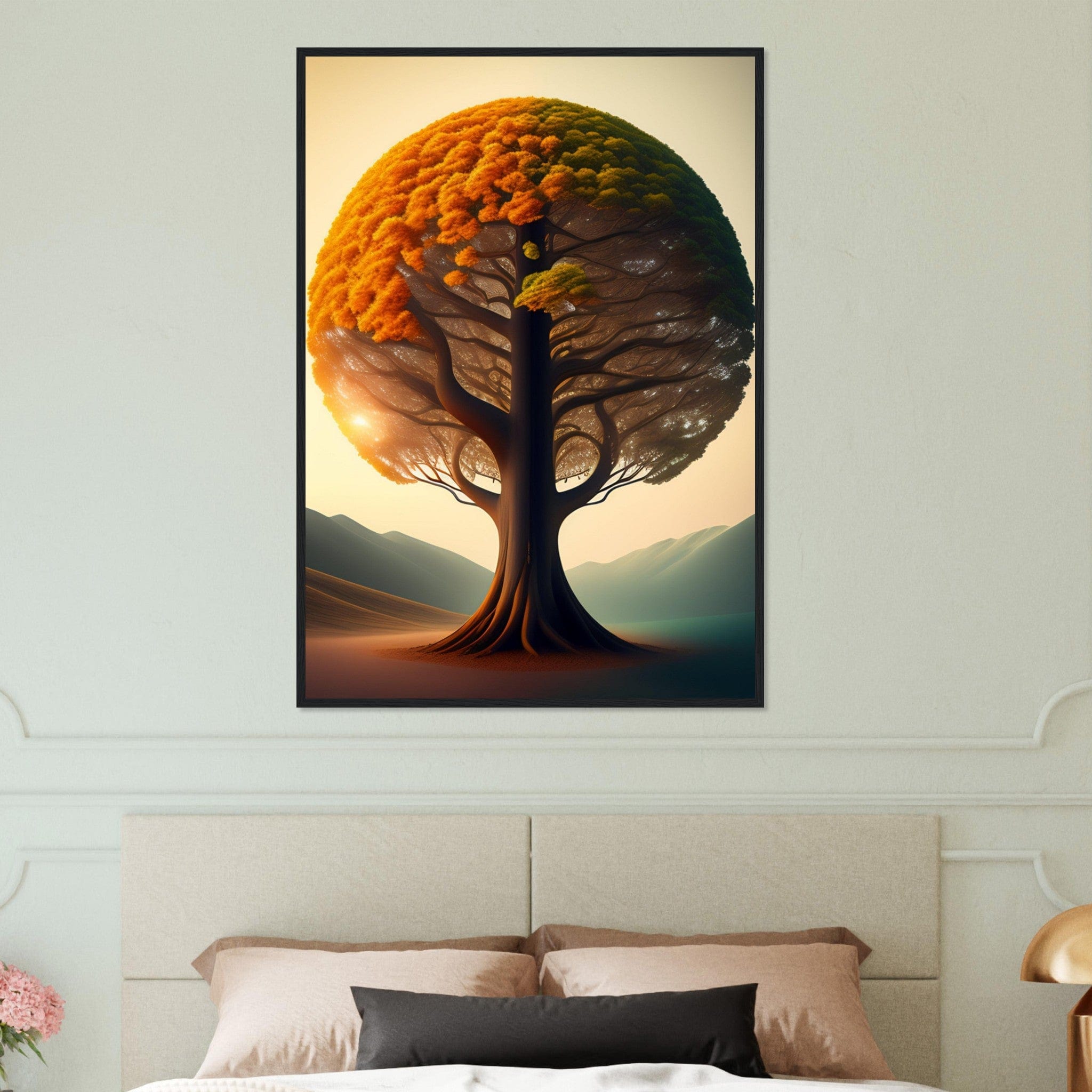 Canvanation Print Material 70x100 cm / 28x40″ Tableau Arbre De Vie  L'Arbre de la Vie au Cœur de la Métropole