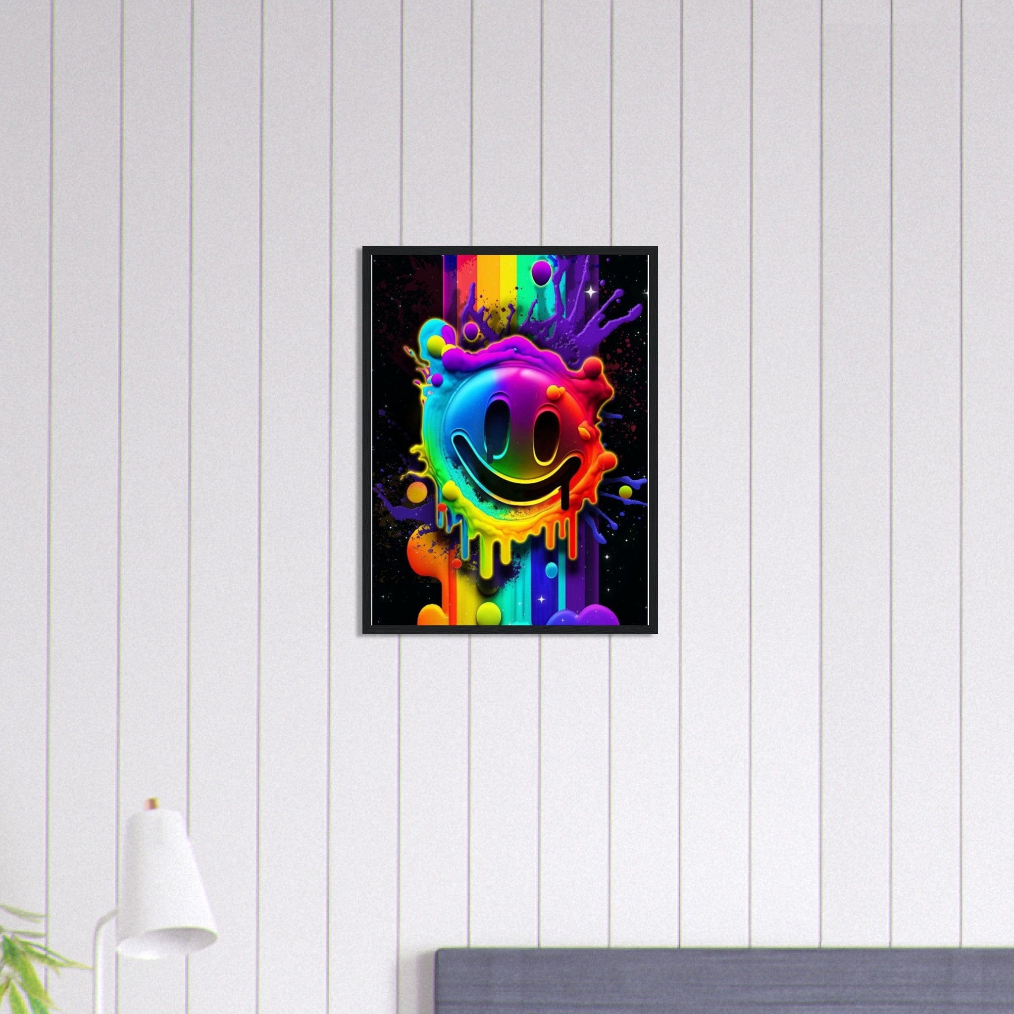 Canvanation Print Material 45x60 cm / 18x24″ Tableau Street Art Emoji Couleur