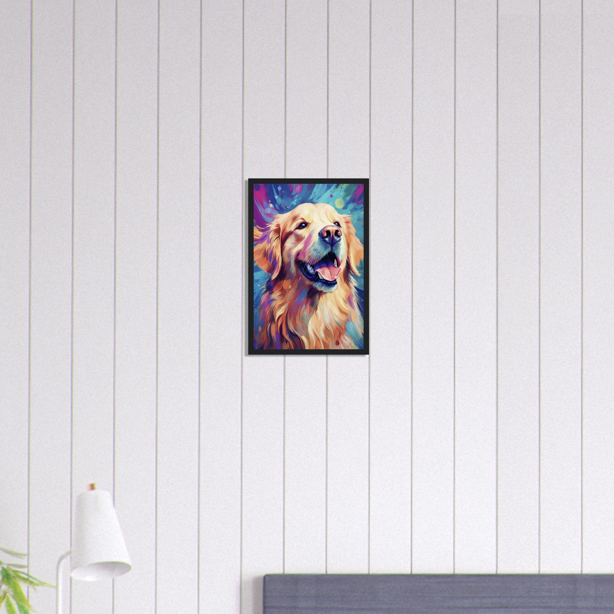 Canvanation Print Material 30x45 cm / 12x18″ Tableau Chien - Amitié sans mots