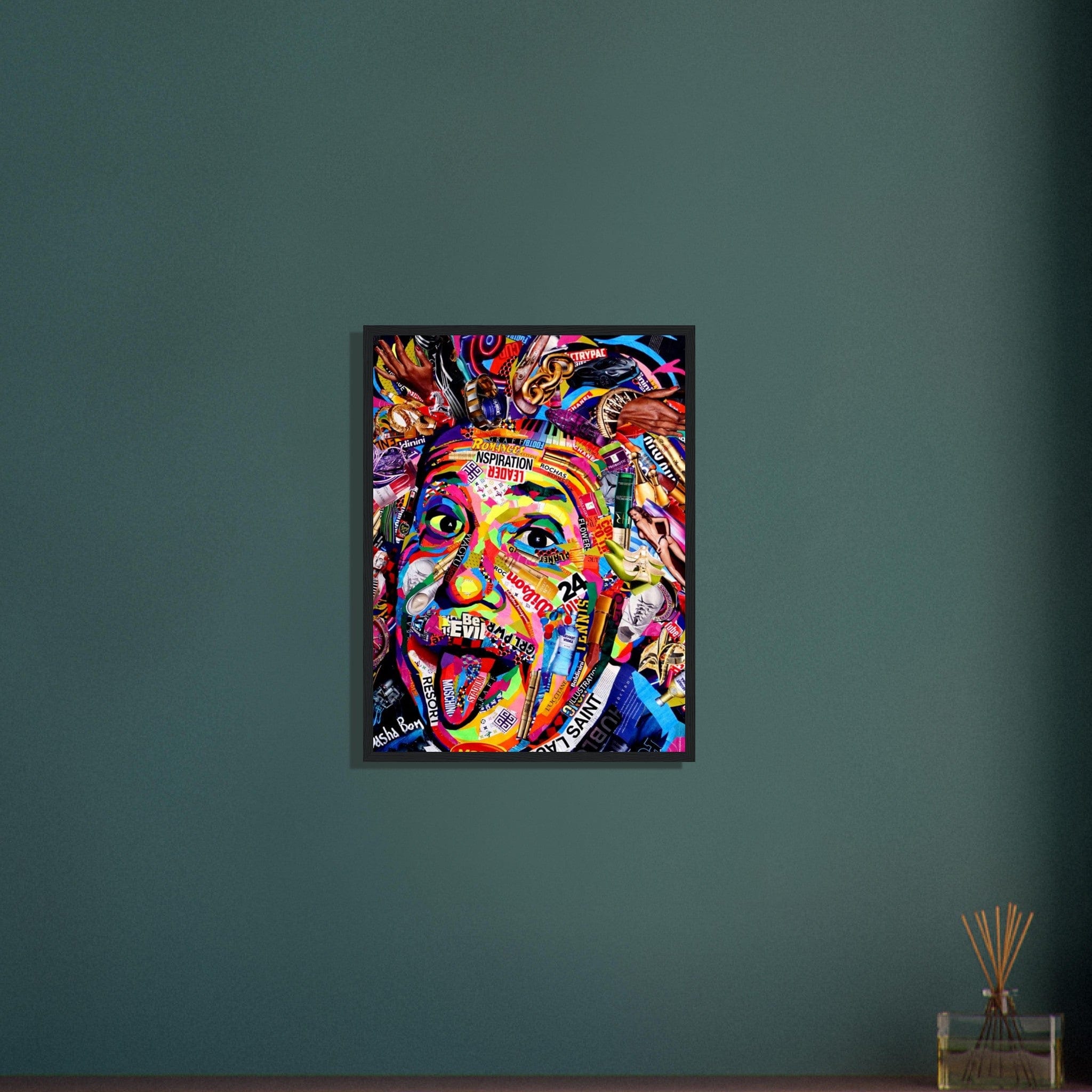 Canvanation Print Material Tableau Einstein Street Art