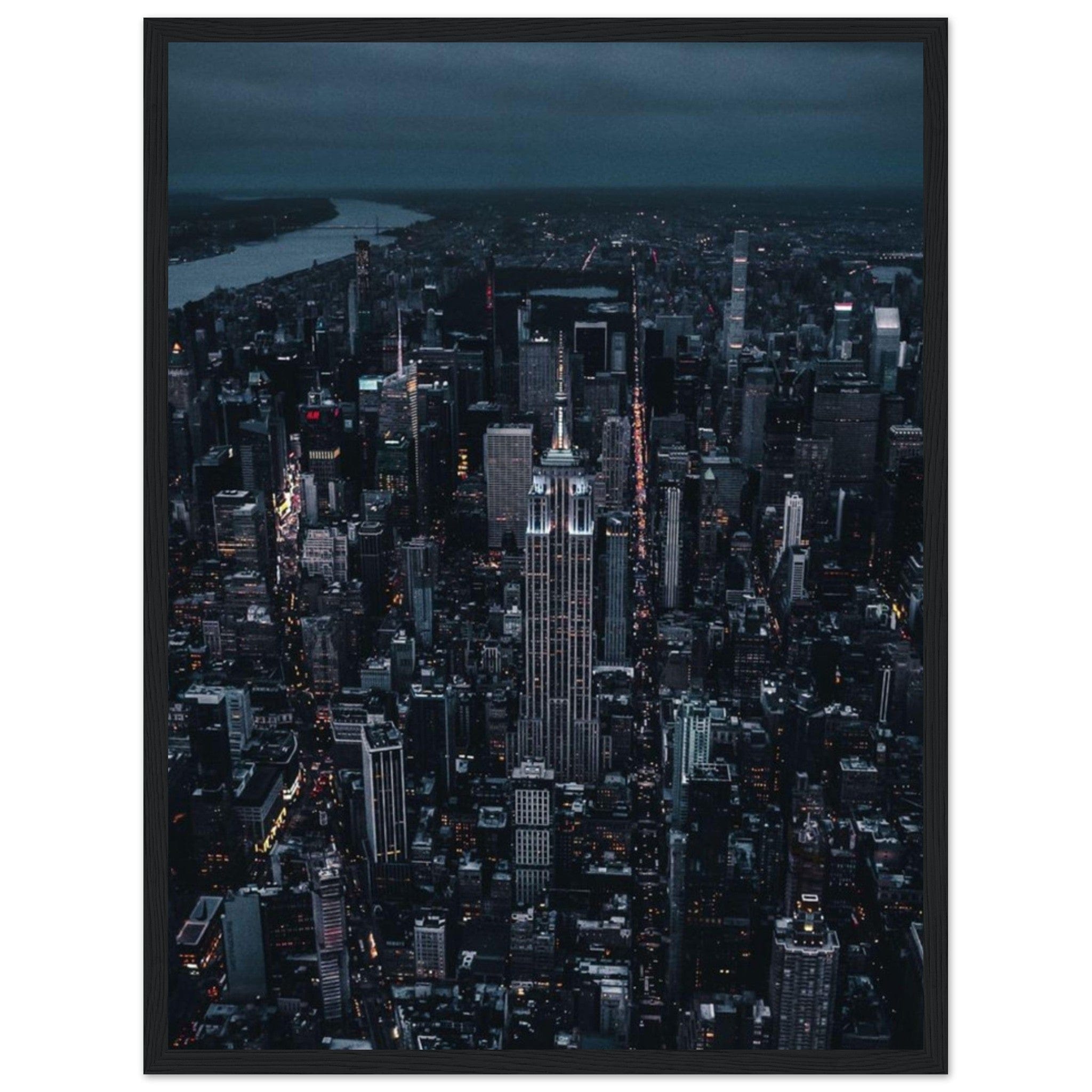 Tableau Ville New York De Nuit - Canvanation